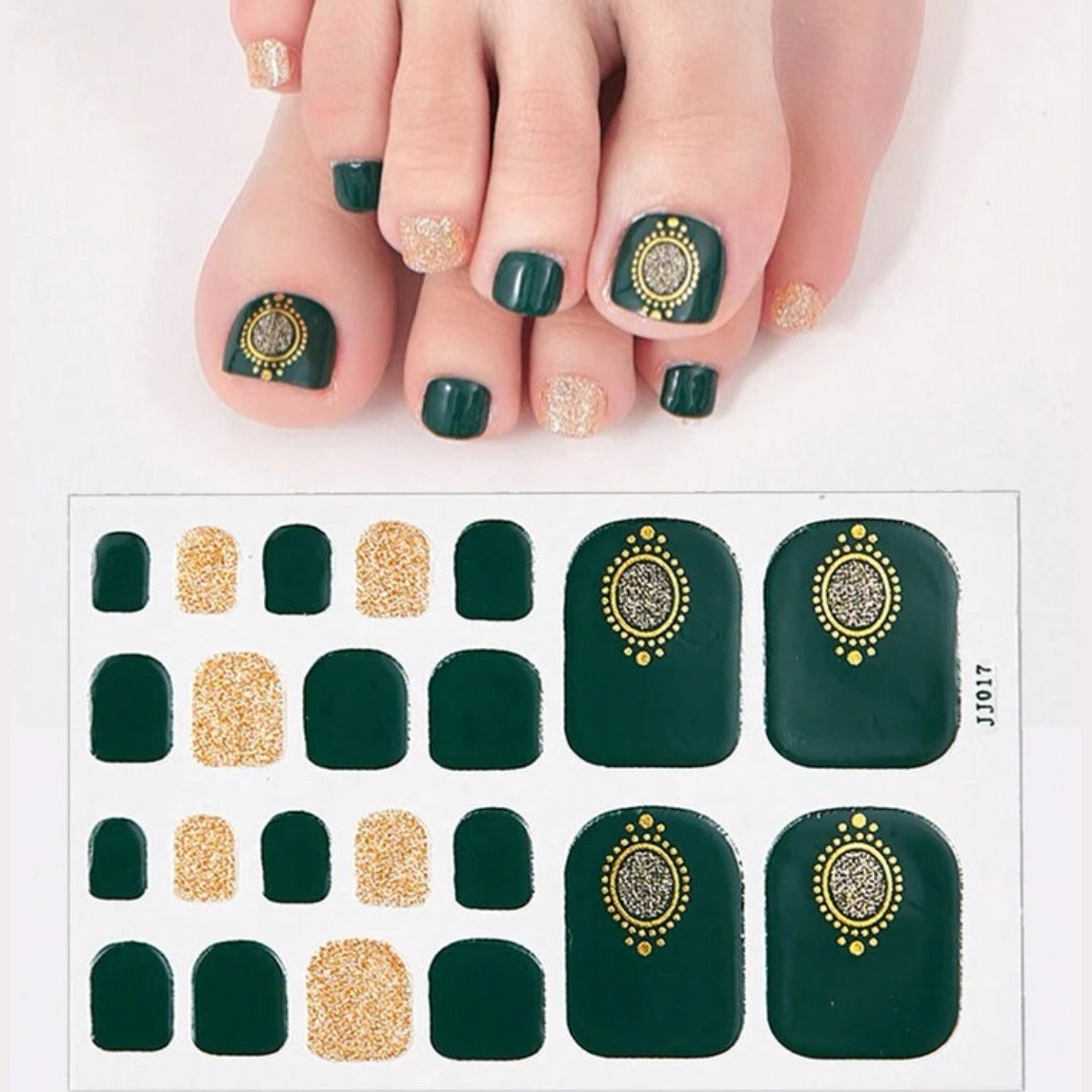 Gold mirror | Nail Wraps | Nail Stickers | Nail Strips | Gel Nails | Nail Polish Wraps - Nailfordable
