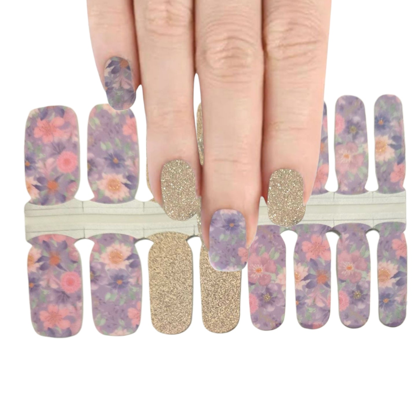 Floral season | Nail Wraps | Nail Stickers | Nail Strips | Gel Nails | Nail Polish Wraps - Nailfordable