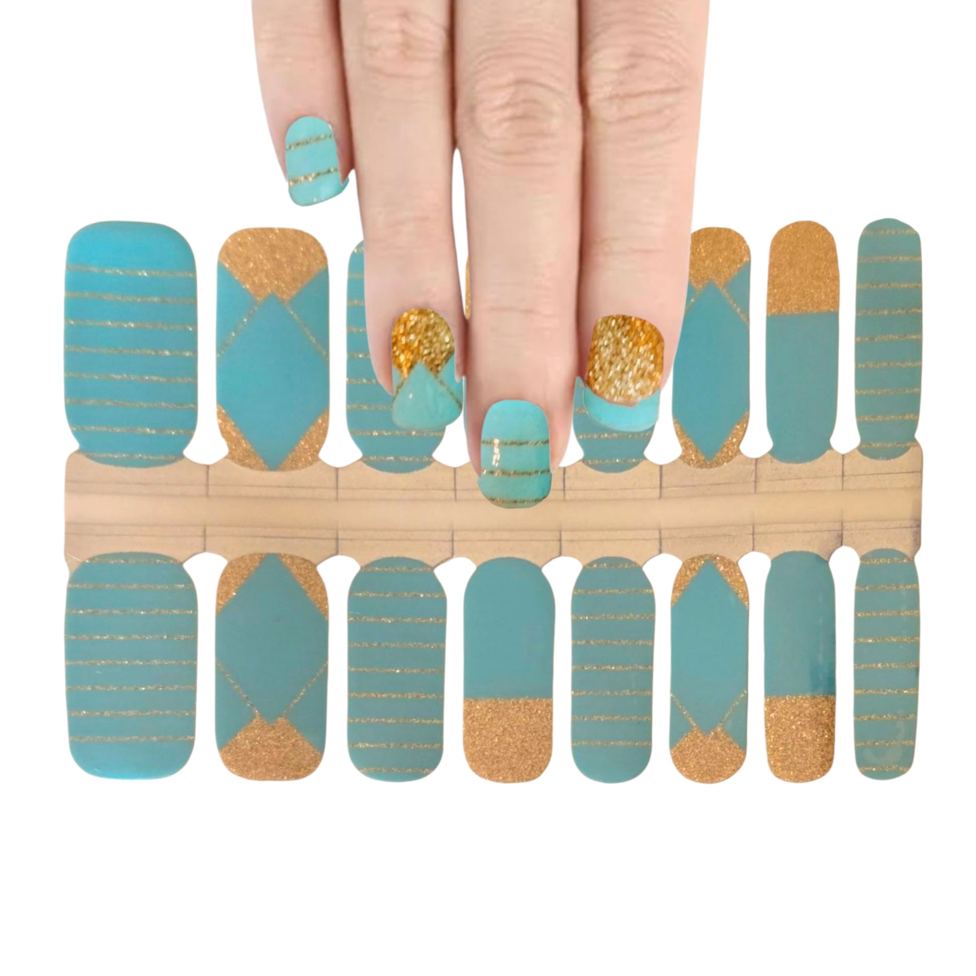 Egyptian madness | Nail Wraps | Nail Stickers | Nail Strips | Gel Nails | Nail Polish Wraps - Nailfordable