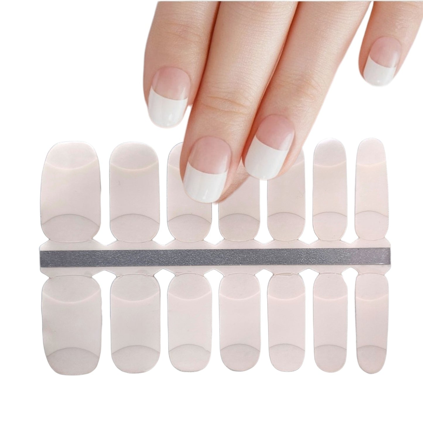 Half French tips | Nail Wraps | Nail Stickers | Nail Strips | Gel Nails | Nail Polish Wraps - Nailfordable