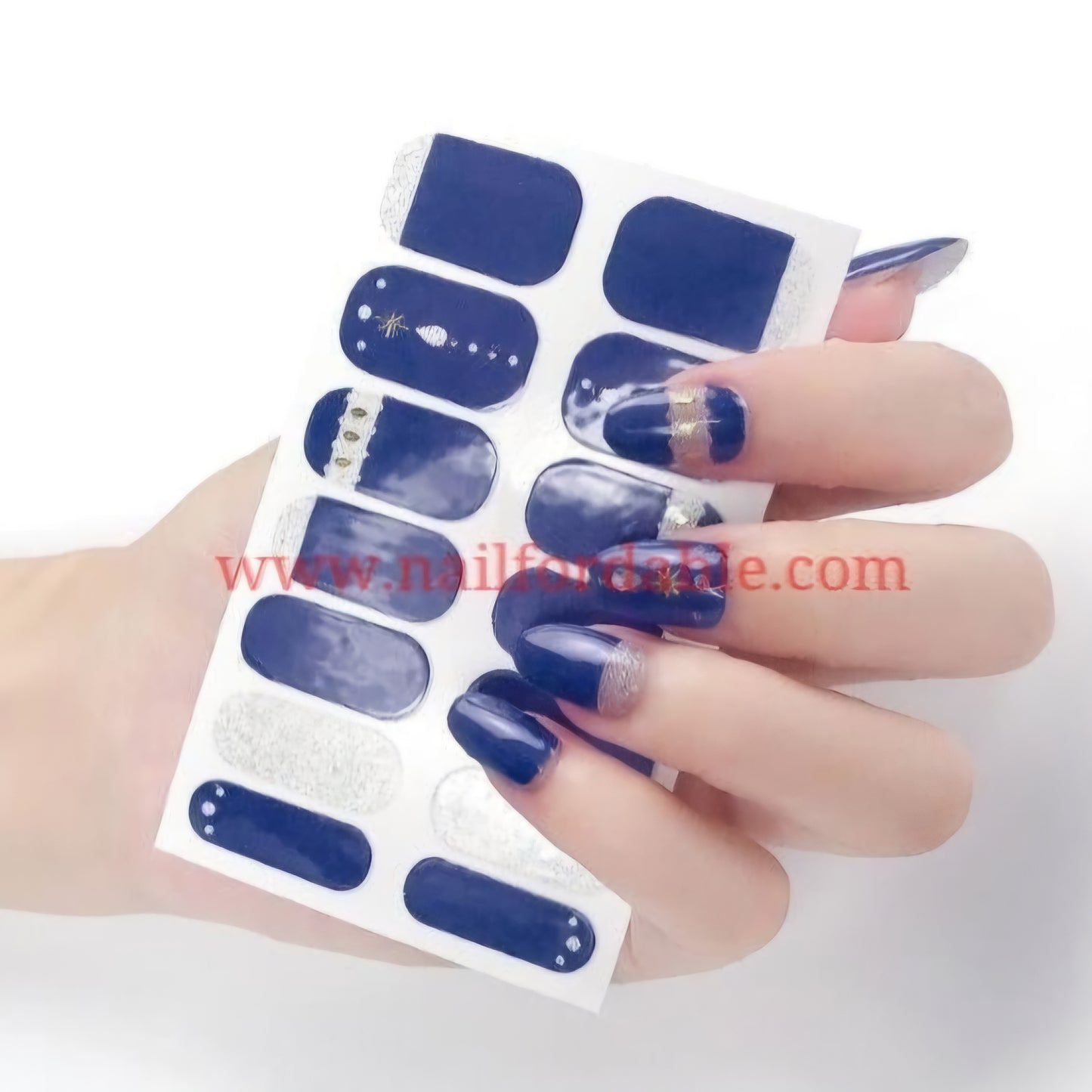 Christmas star | Nail Wraps | Nail Stickers | Nail Strips | Gel Nails | Nail Polish Wraps - Nailfordable