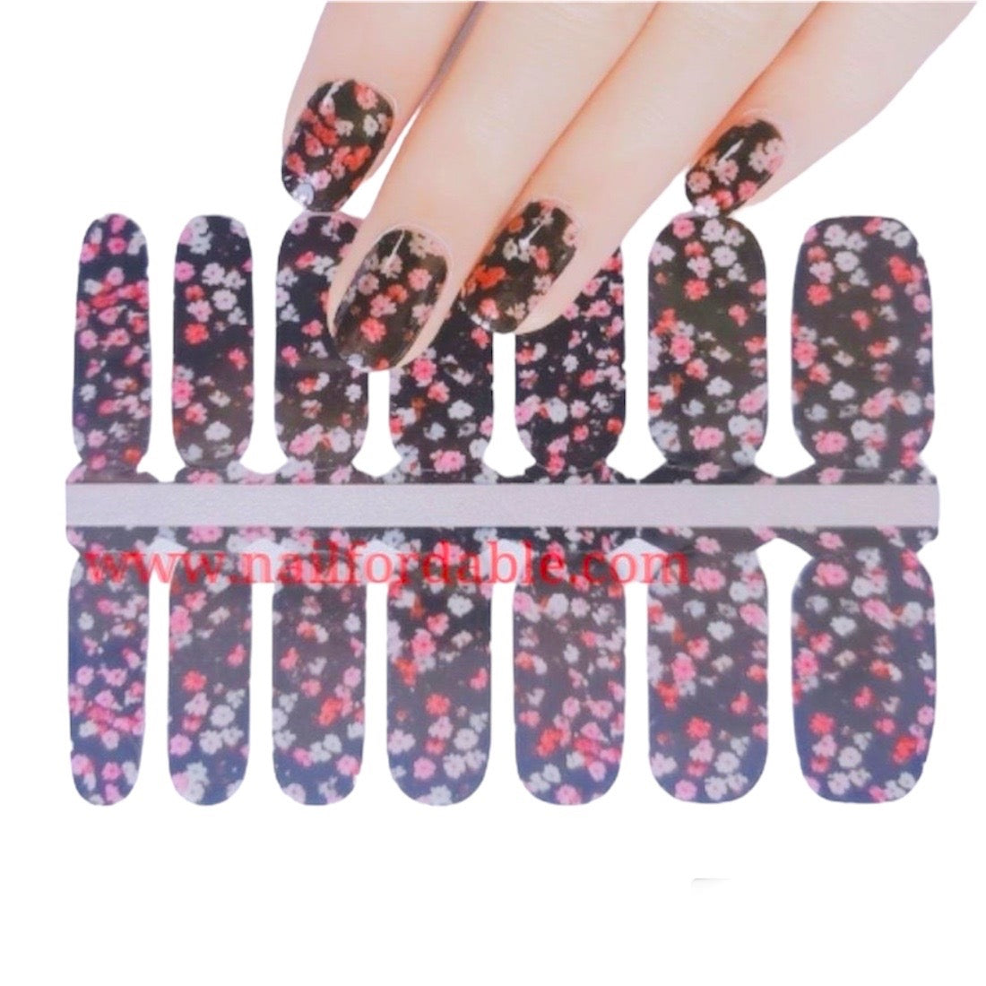 Little flowers | Nail Wraps | Nail Stickers | Nail Strips | Gel Nails | Nail Polish Wraps - Nailfordable