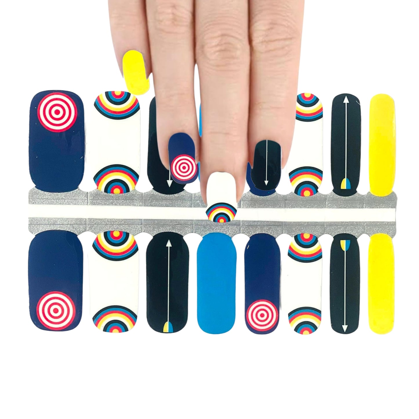 Archery game | Nail Wraps | Nail Stickers | Nail Strips | Gel Nails | Nail Polish Wraps - Nailfordable