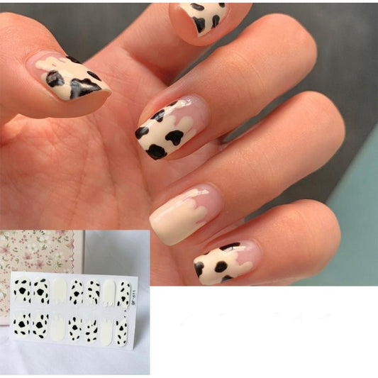 Cow | Nail Wraps | Nail Stickers | Nail Strips | Gel Nails | Nail Polish Wraps - Nailfordable