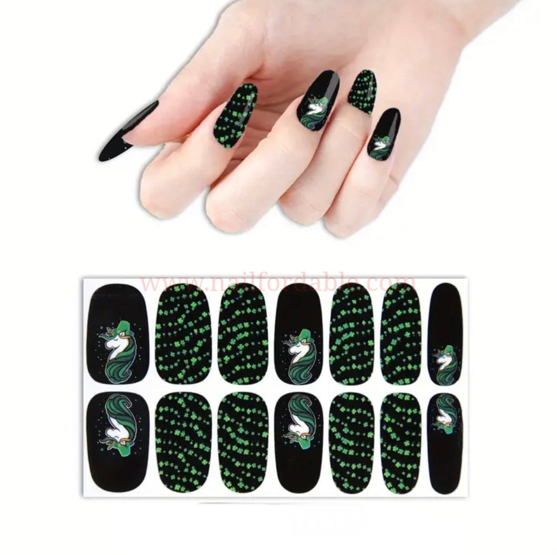 Lucky Unicorns | Nail Wraps | Nail Stickers | Nail Strips | Gel Nails | Nail Polish Wraps - Nailfordable