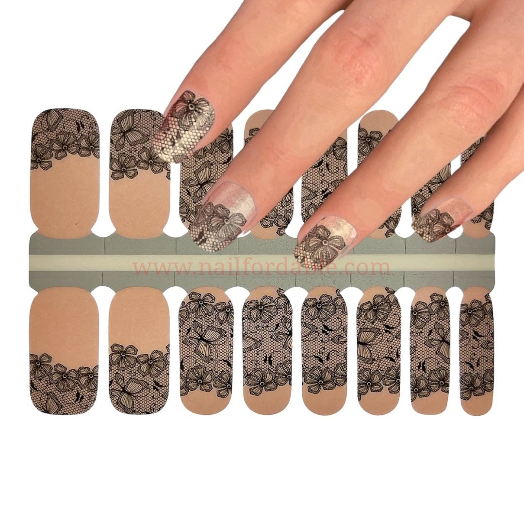 Chapels veil | Nail Wraps | Nail Stickers | Nail Strips | Gel Nails | Nail Polish Wraps - Nailfordable