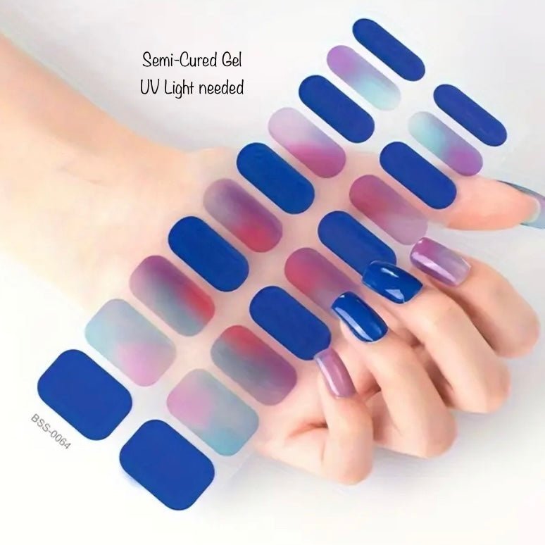 Shades in the sky | Nail Wraps | Nail Stickers | Nail Strips | Gel Nails | Nail Polish Wraps - Nailfordable