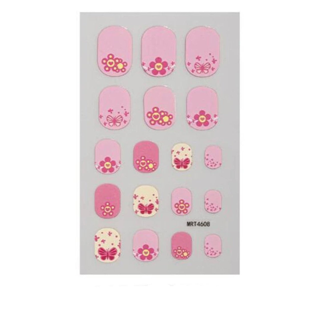 Pink Spring | Nail Wraps | Nail Stickers | Nail Strips | Gel Nails | Nail Polish Wraps - Nailfordable