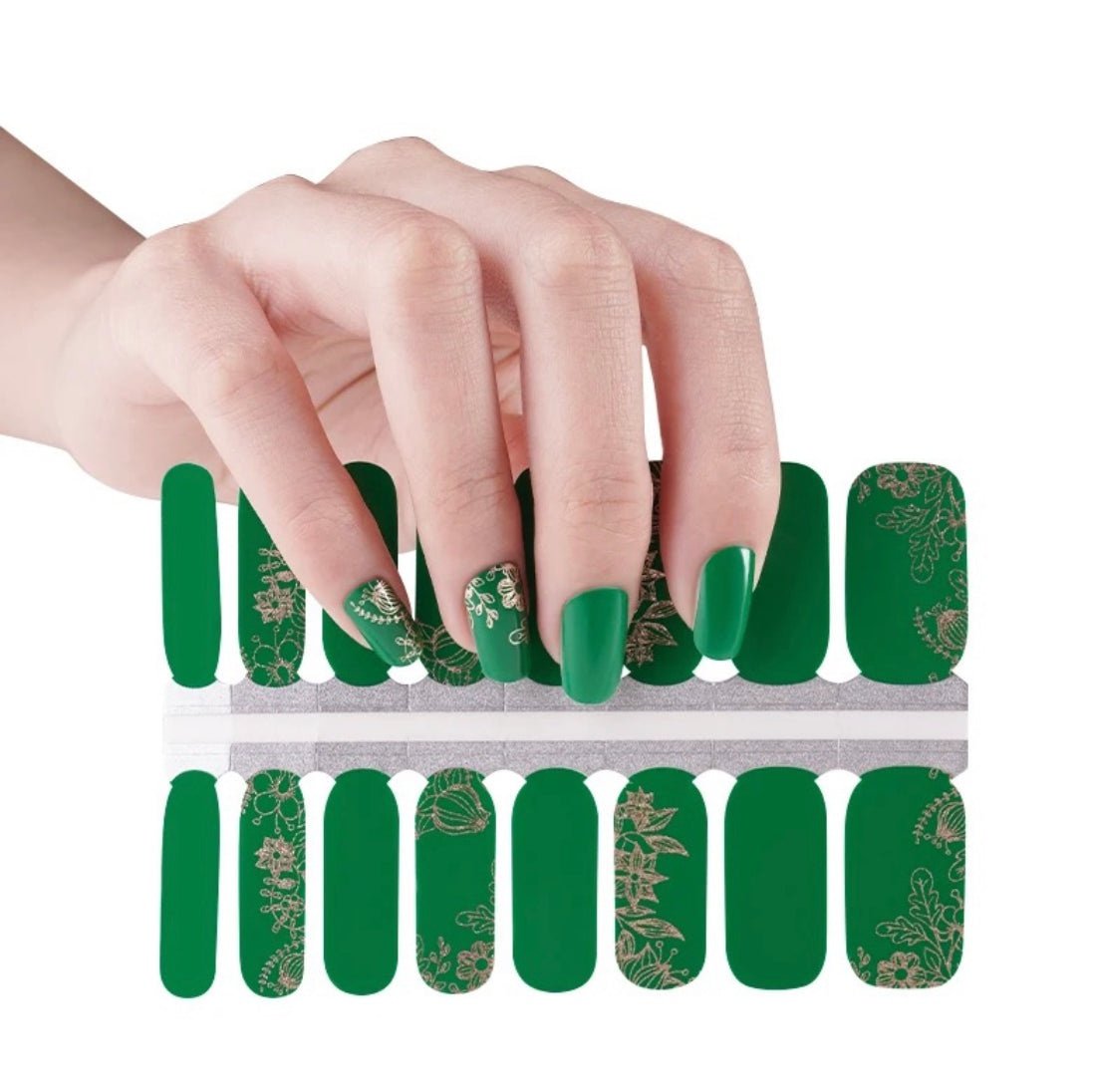 Gold branches | Nail Wraps | Nail Stickers | Nail Strips | Gel Nails | Nail Polish Wraps - Nailfordable