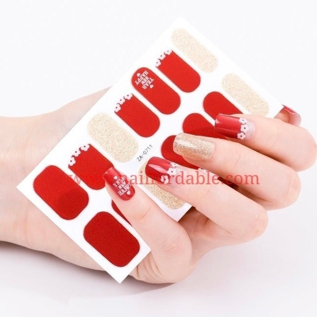 Happy new year | Nail Wraps | Nail Stickers | Nail Strips | Gel Nails | Nail Polish Wraps - Nailfordable