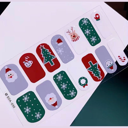 Santa’s trip | Nail Wraps | Nail Stickers | Nail Strips | Gel Nails | Nail Polish Wraps - Nailfordable