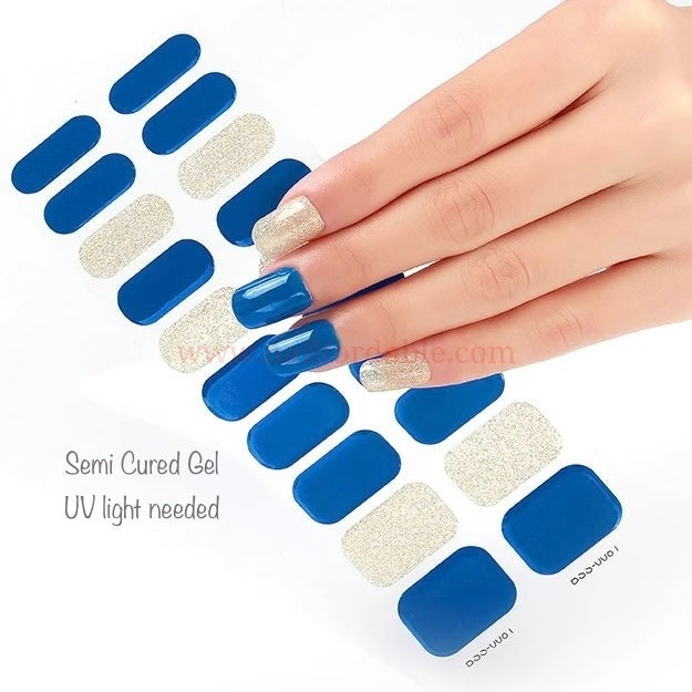 Curing regular Nail Polish With UV Light: Shiny Gel Manicure 