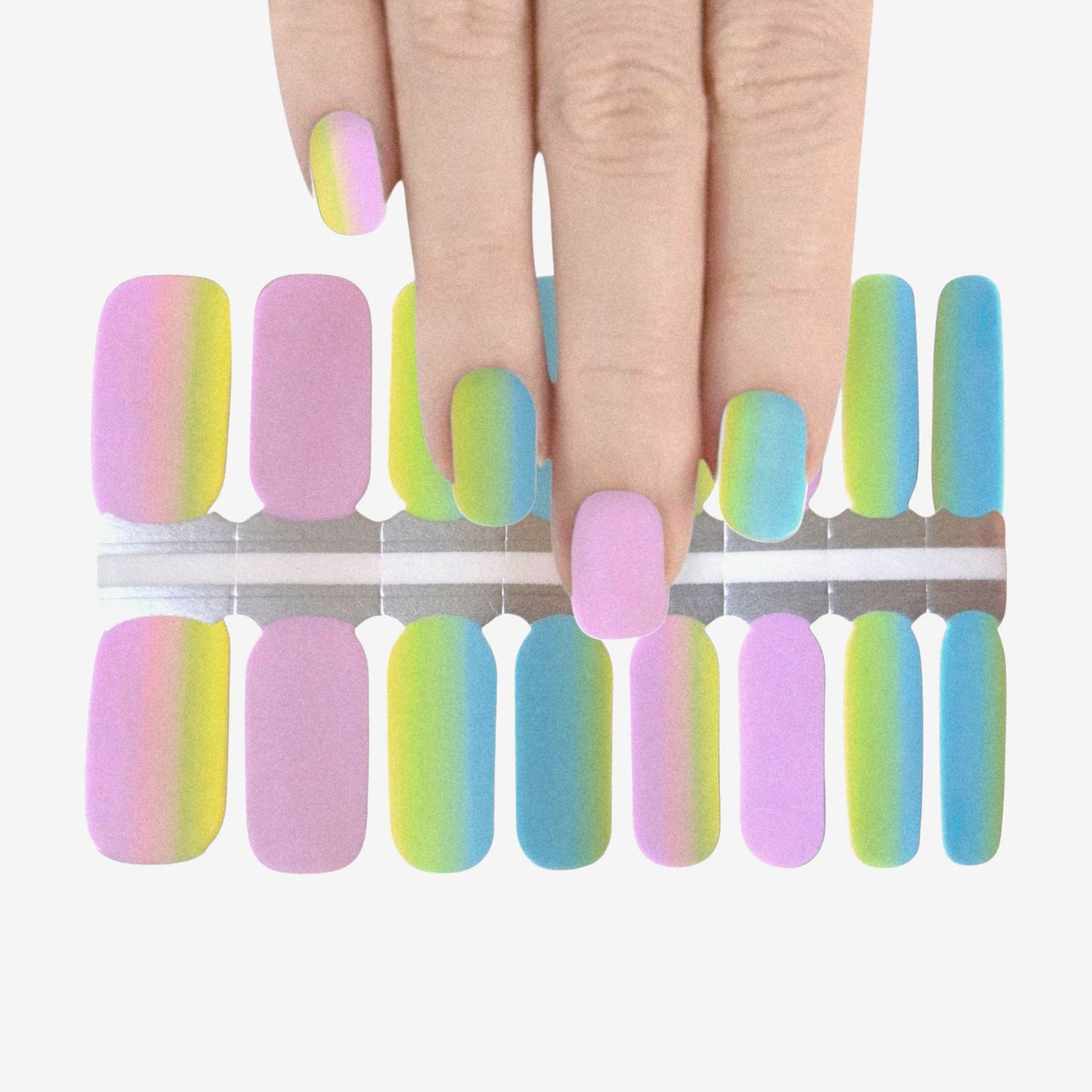 Neon Pastel colors | Nail Wraps | Nail Stickers | Nail Strips | Gel Nails | Nail Polish Wraps - Nailfordable