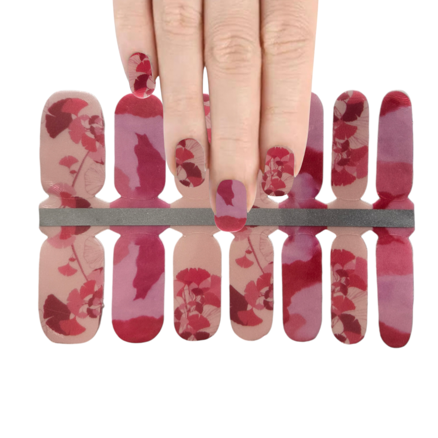 Floral Art | Nail Wraps | Nail Stickers | Nail Strips | Gel Nails | Nail Polish Wraps - Nailfordable
