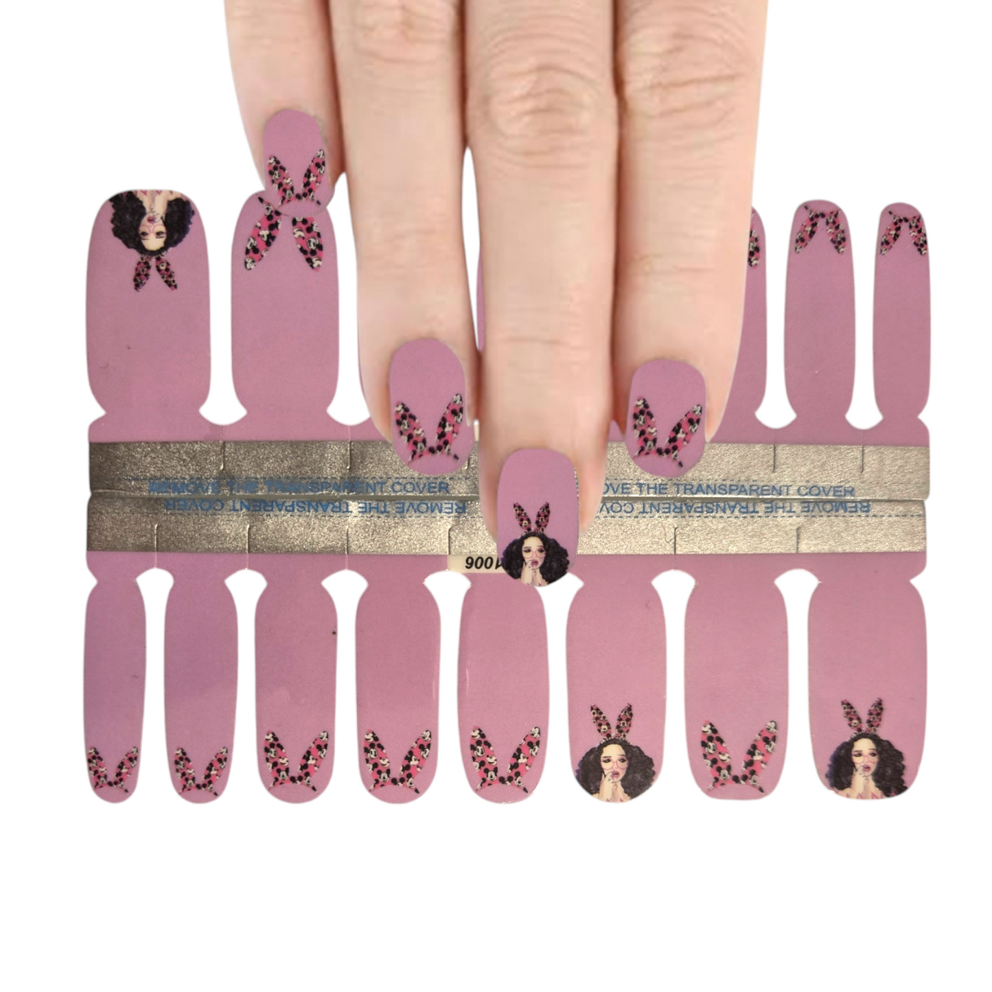 Bunny girl | Nail Wraps | Nail Stickers | Nail Strips | Gel Nails | Nail Polish Wraps - Nailfordable