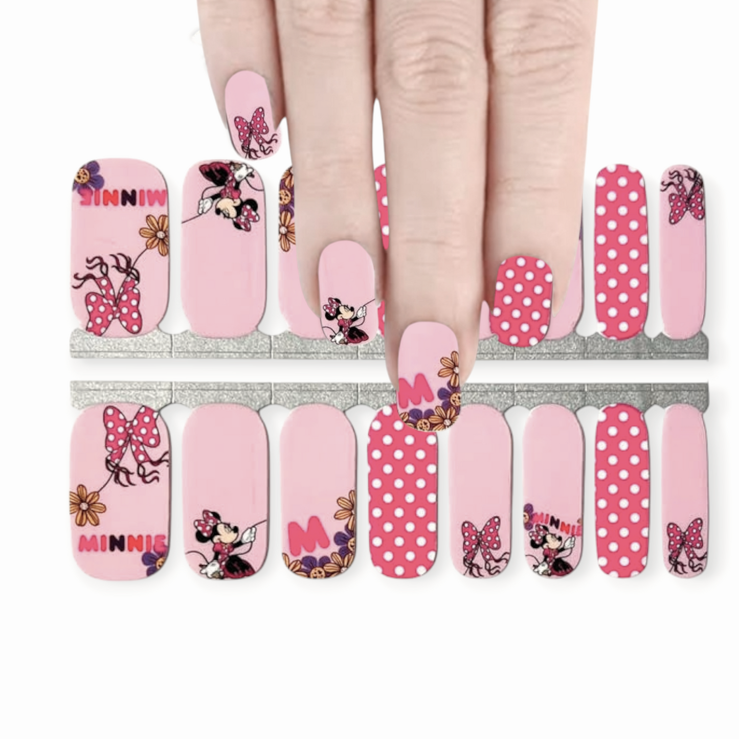 Disney - Sweet Minnie | Nail Wraps | Nail Stickers | Nail Strips | Gel Nails | Nail Polish Wraps - Nailfordable