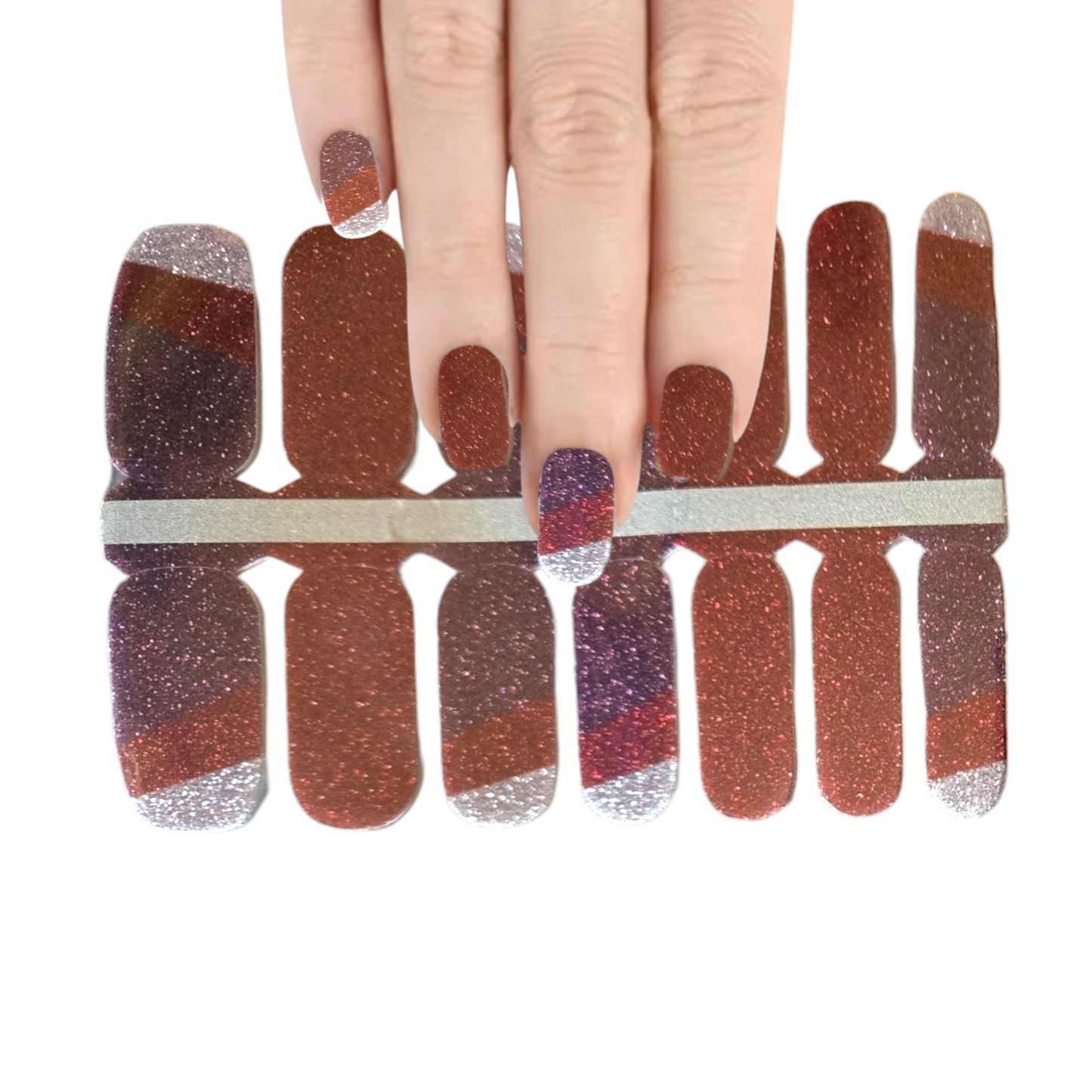 Sunset | Nail Wraps | Nail Stickers | Nail Strips | Gel Nails | Nail Polish Wraps - Nailfordable