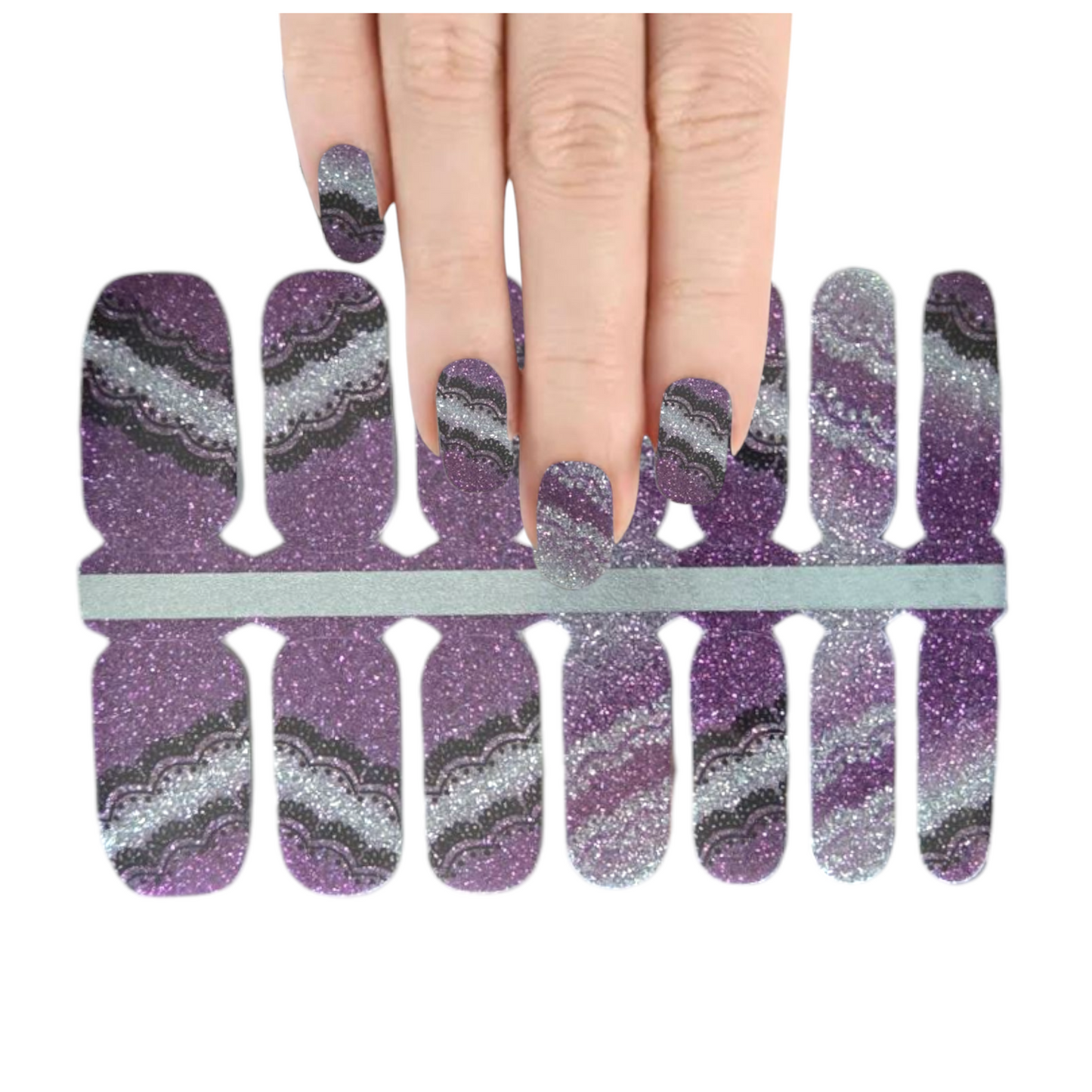 Swirls | Nail Wraps | Nail Stickers | Nail Strips | Gel Nails | Nail Polish Wraps - Nailfordable