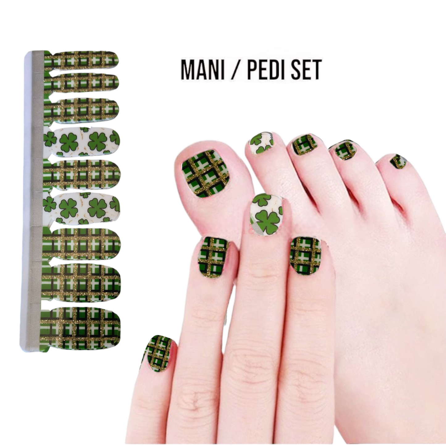Ready for St. Patrick's Day | Nail Wraps | Nail Stickers | Nail Strips | Gel Nails | Nail Polish Wraps - Nailfordable