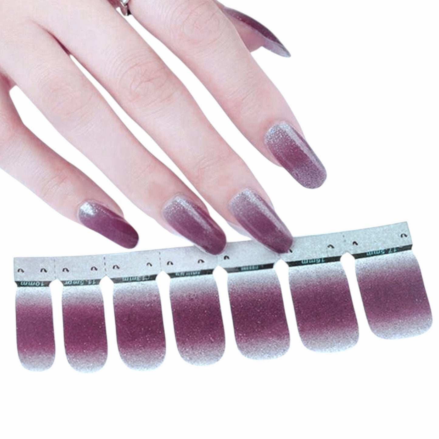 Mocha gradient | Nail Wraps | Nail Stickers | Nail Strips | Gel Nails | Nail Polish Wraps - Nailfordable