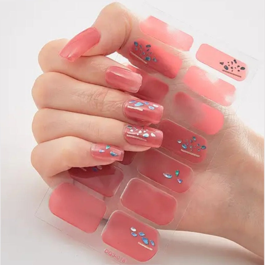 Water drops | Nail Wraps | Nail Stickers | Nail Strips | Gel Nails | Nail Polish Wraps - Nailfordable