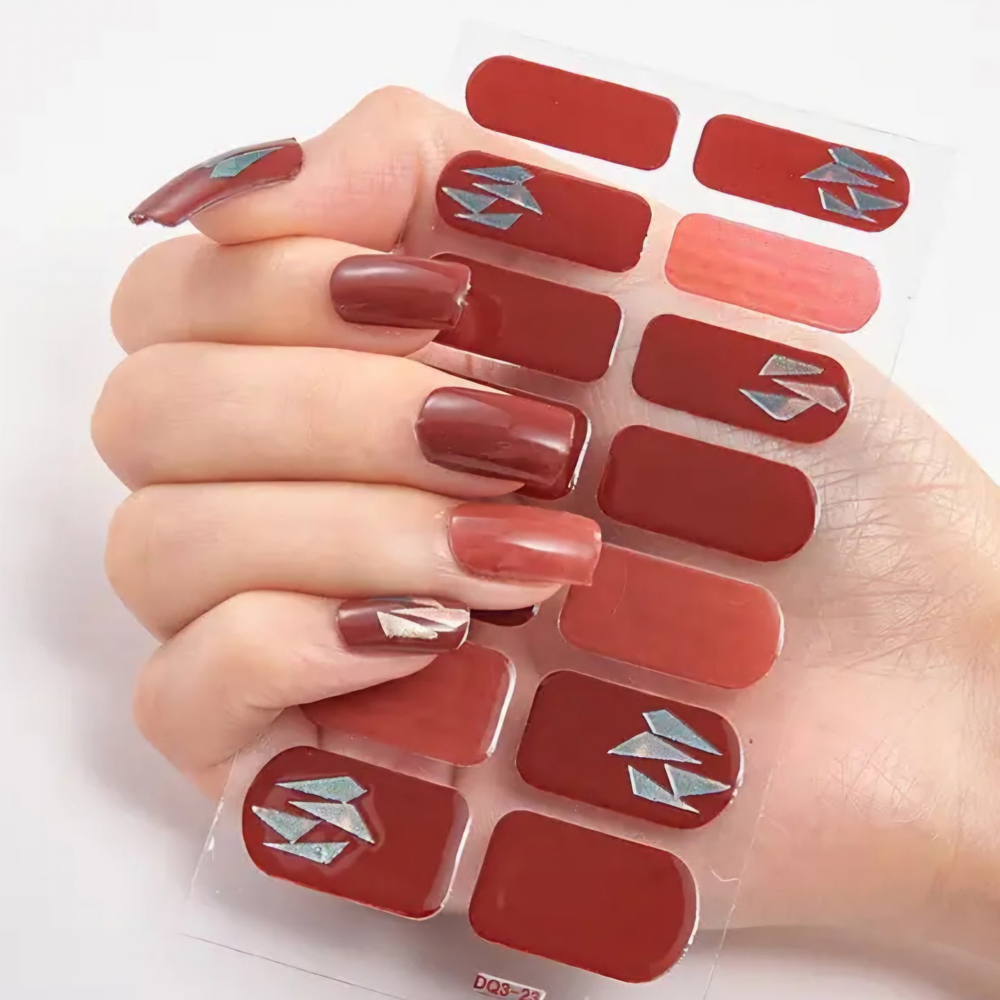 Broken mirror | Nail Wraps | Nail Stickers | Nail Strips | Gel Nails | Nail Polish Wraps - Nailfordable