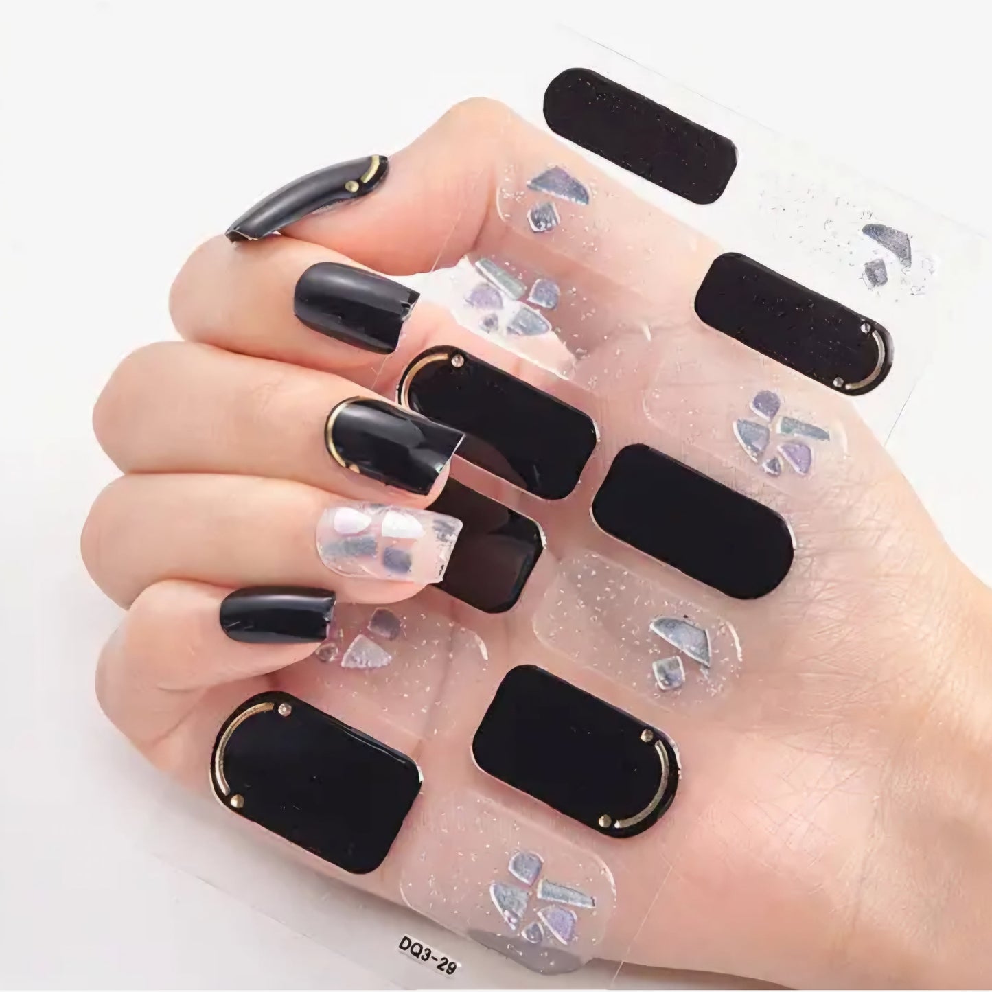 Pure Elegance | Nail Wraps | Nail Stickers | Nail Strips | Gel Nails | Nail Polish Wraps - Nailfordable