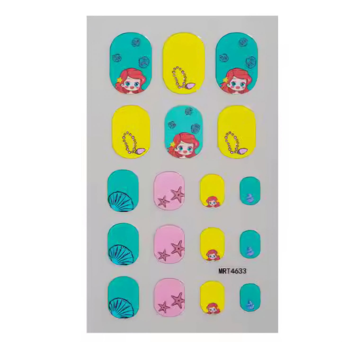 Ariel | Nail Wraps | Nail Stickers | Nail Strips | Gel Nails | Nail Polish Wraps - Nailfordable