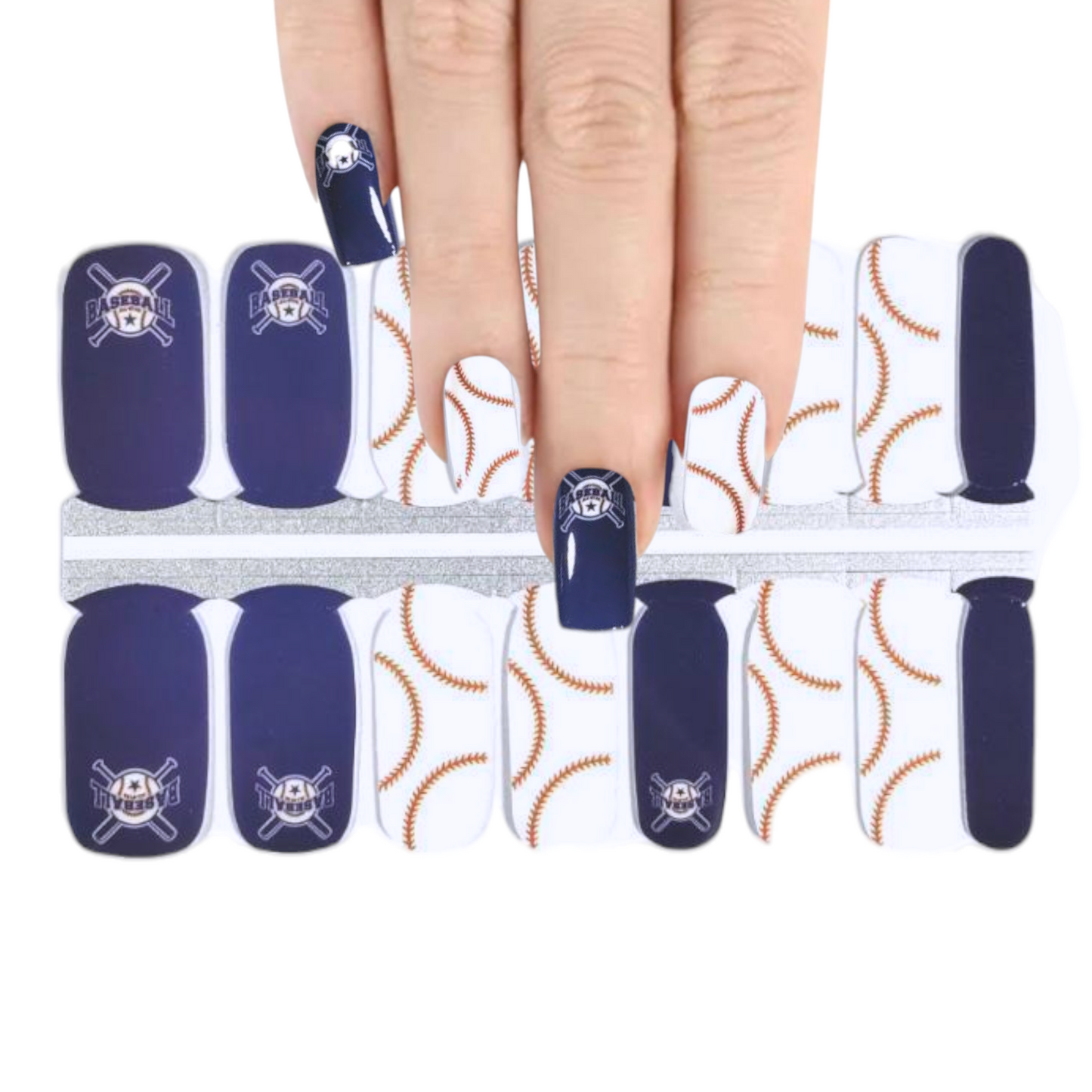 Baseball season | Nail Wraps | Nail Stickers | Nail Strips | Gel Nails | Nail Polish Wraps - Nailfordable