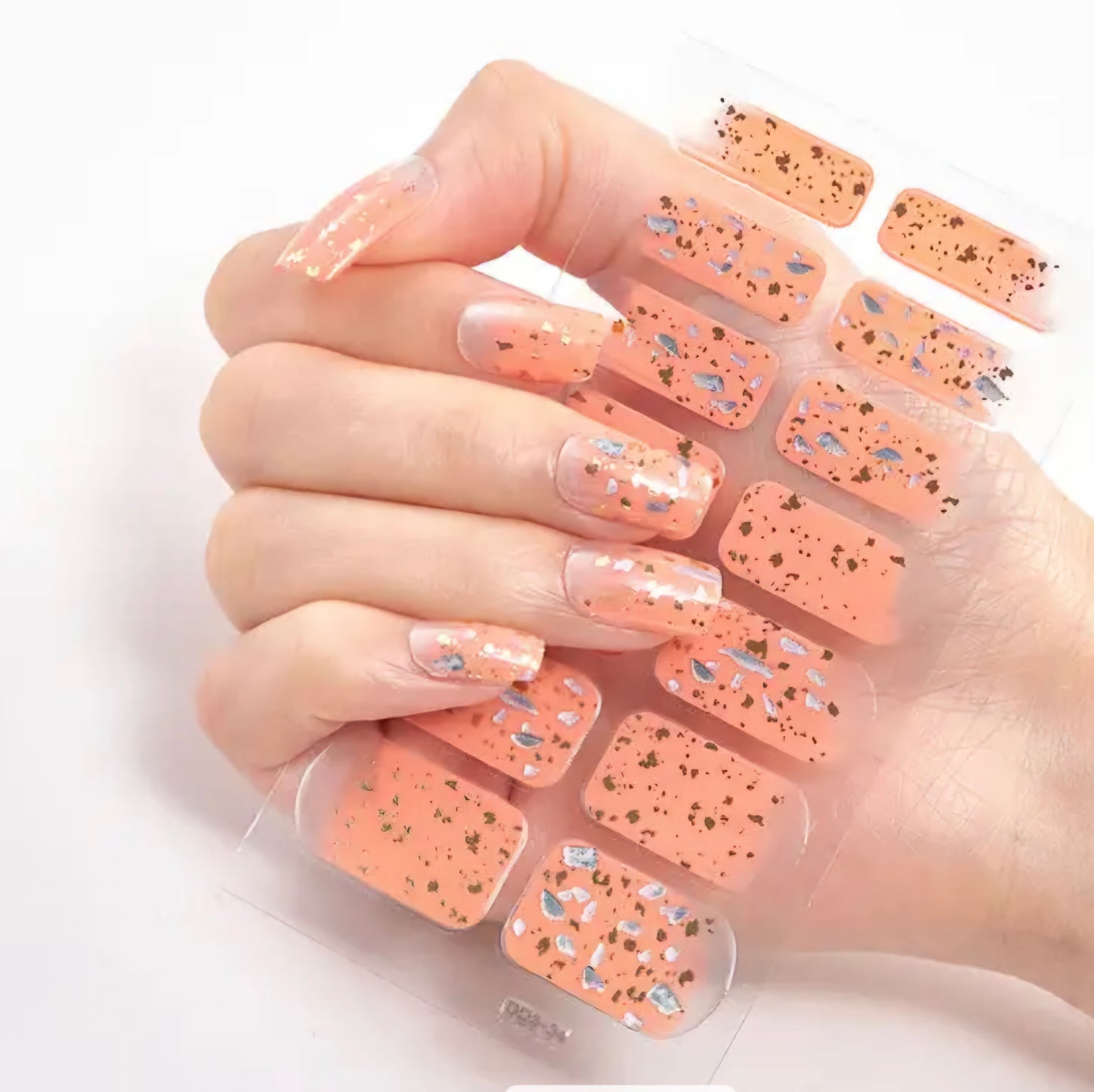 Crashed metals | Nail Wraps | Nail Stickers | Nail Strips | Gel Nails | Nail Polish Wraps - Nailfordable