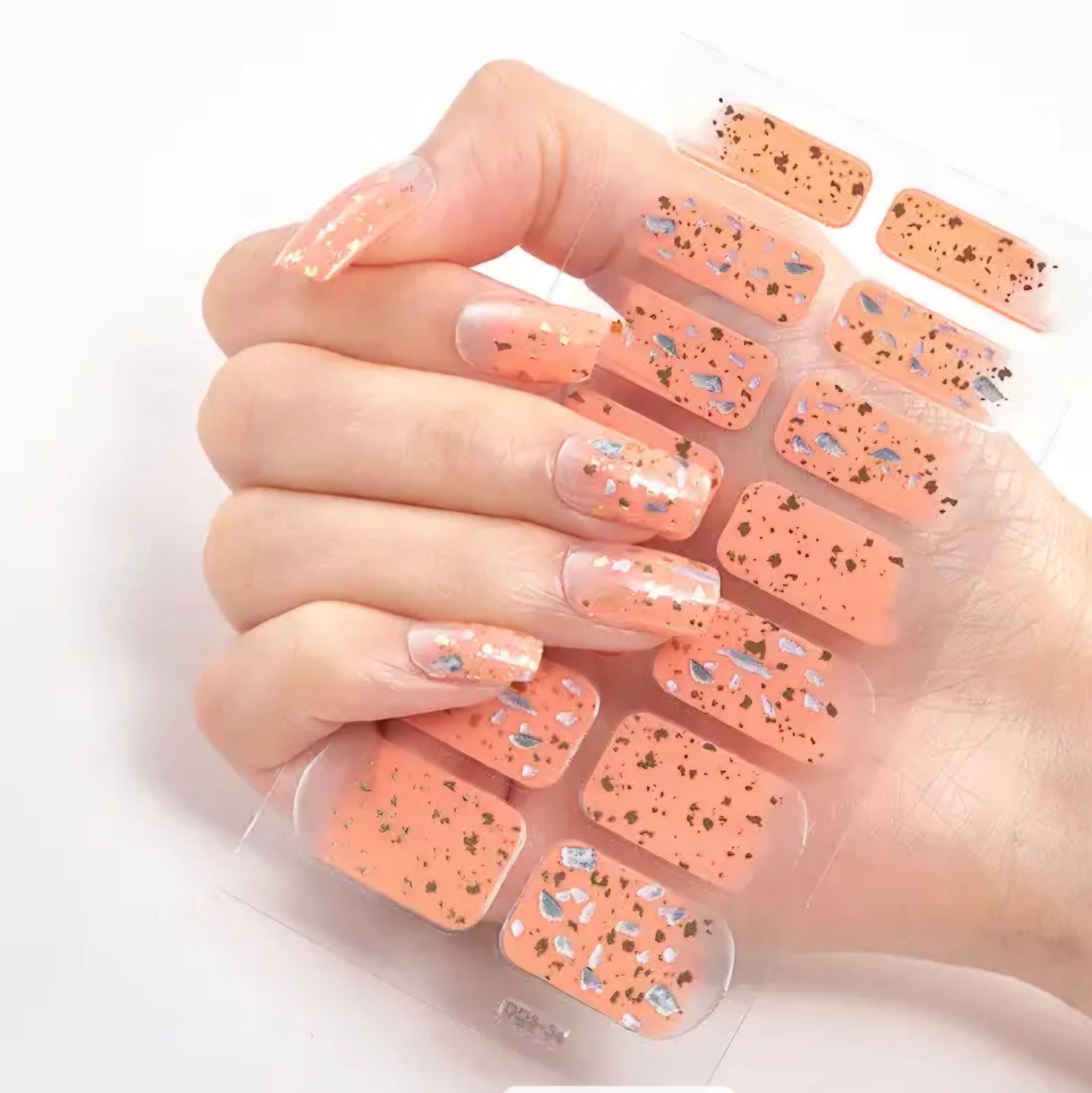 Crashed metals | Nail Wraps | Nail Stickers | Nail Strips | Gel Nails | Nail Polish Wraps - Nailfordable