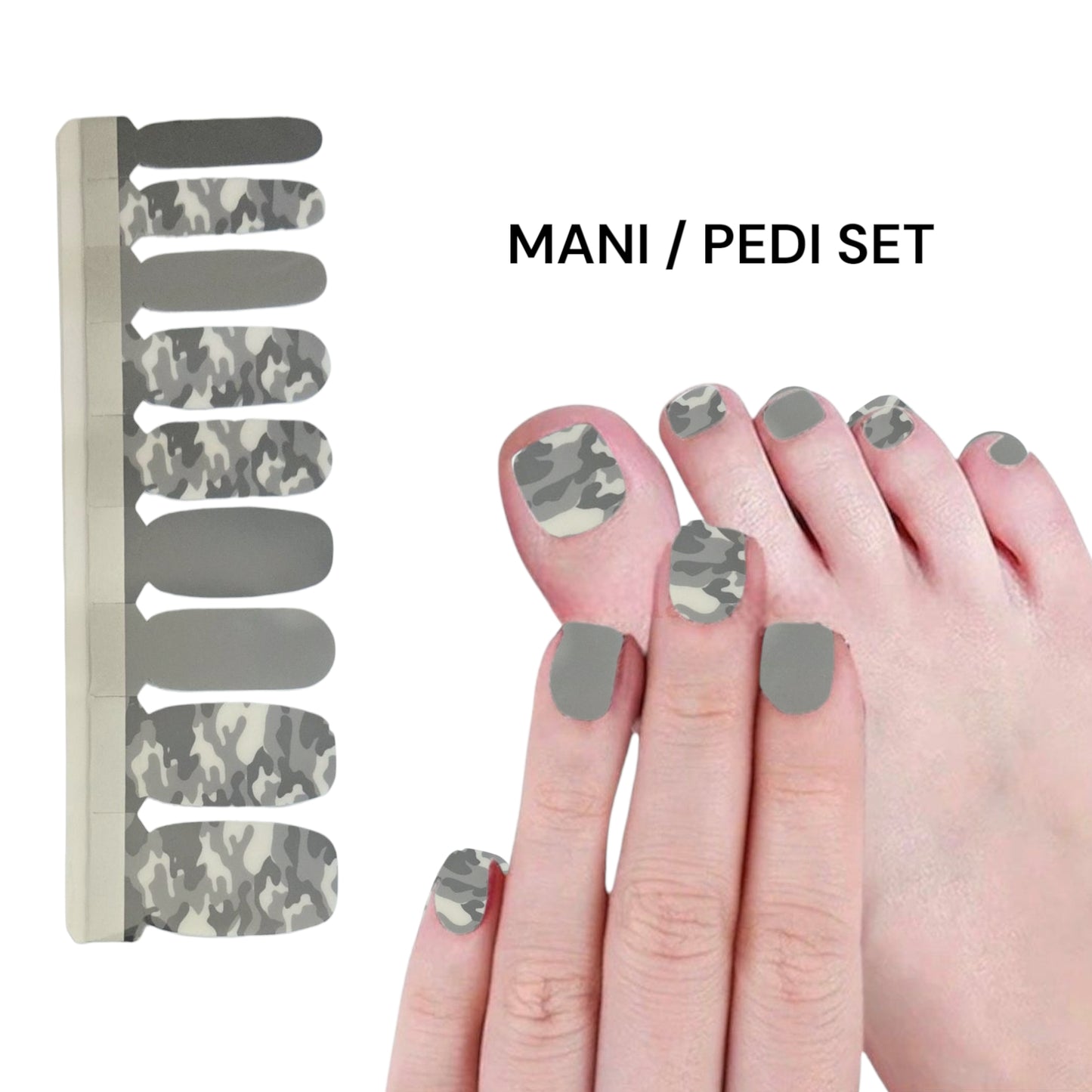 Camo | Nail Wraps | Nail Stickers | Nail Strips | Gel Nails | Nail Polish Wraps - Nailfordable