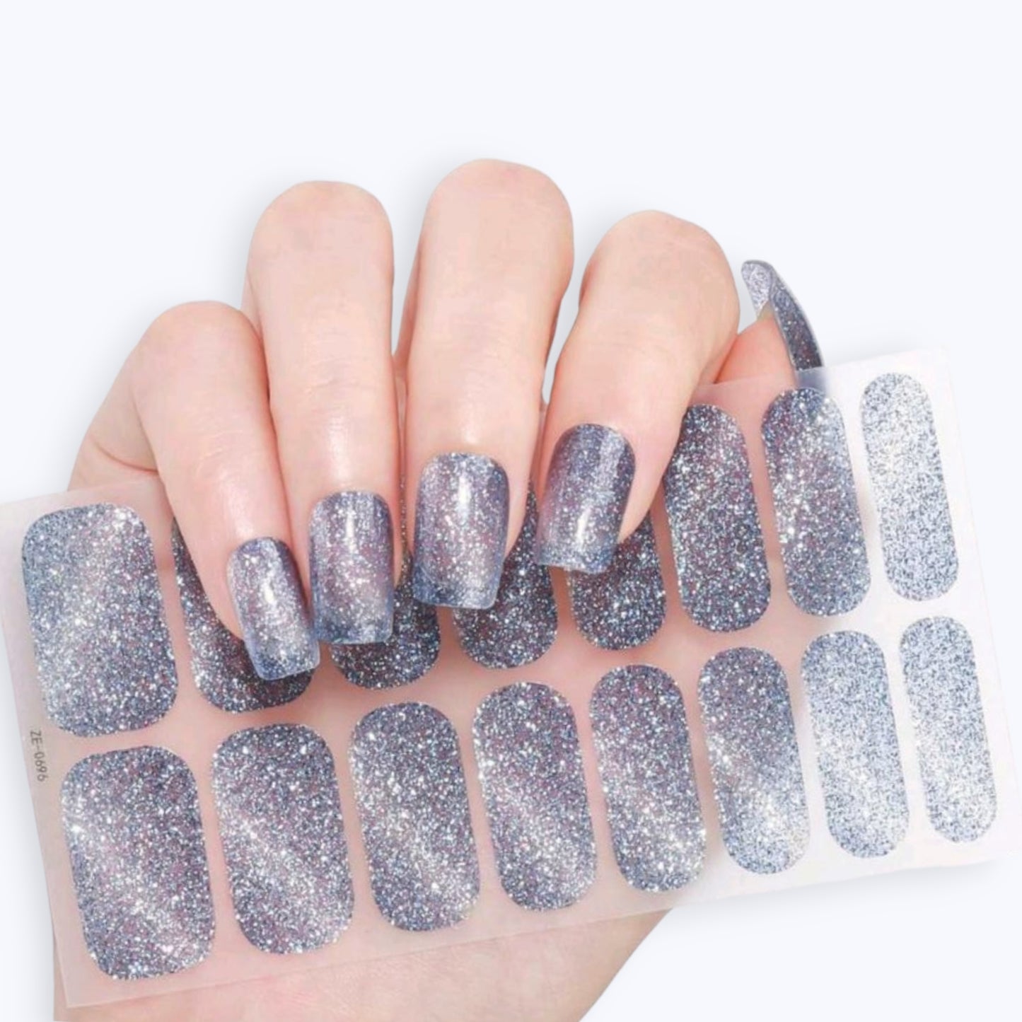 Cat eye - Gray | Nail Wraps | Nail Stickers | Nail Strips | Gel Nails | Nail Polish Wraps - Nailfordable