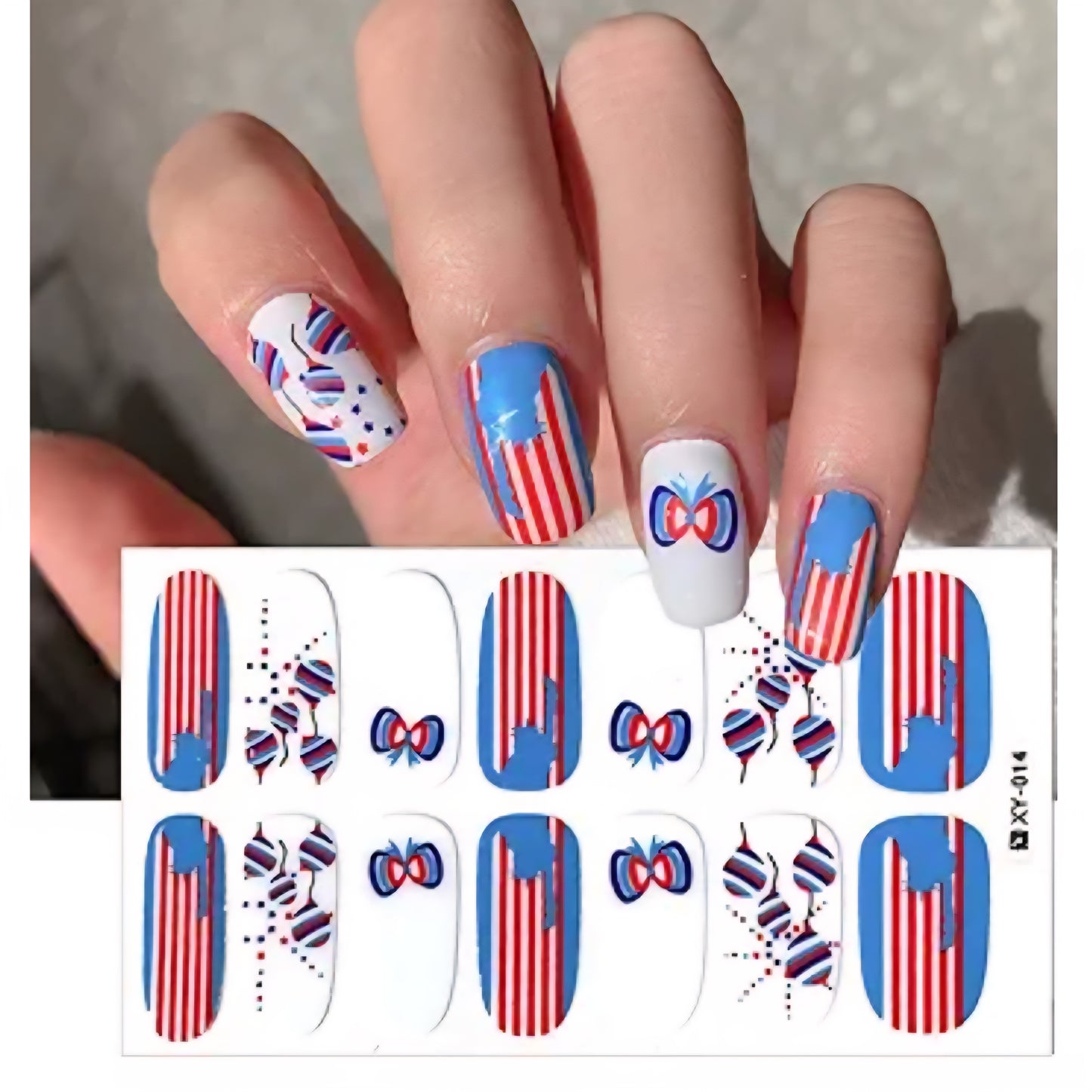 Proudly American | Nail Wraps | Nail Stickers | Nail Strips | Gel Nails | Nail Polish Wraps - Nailfordable