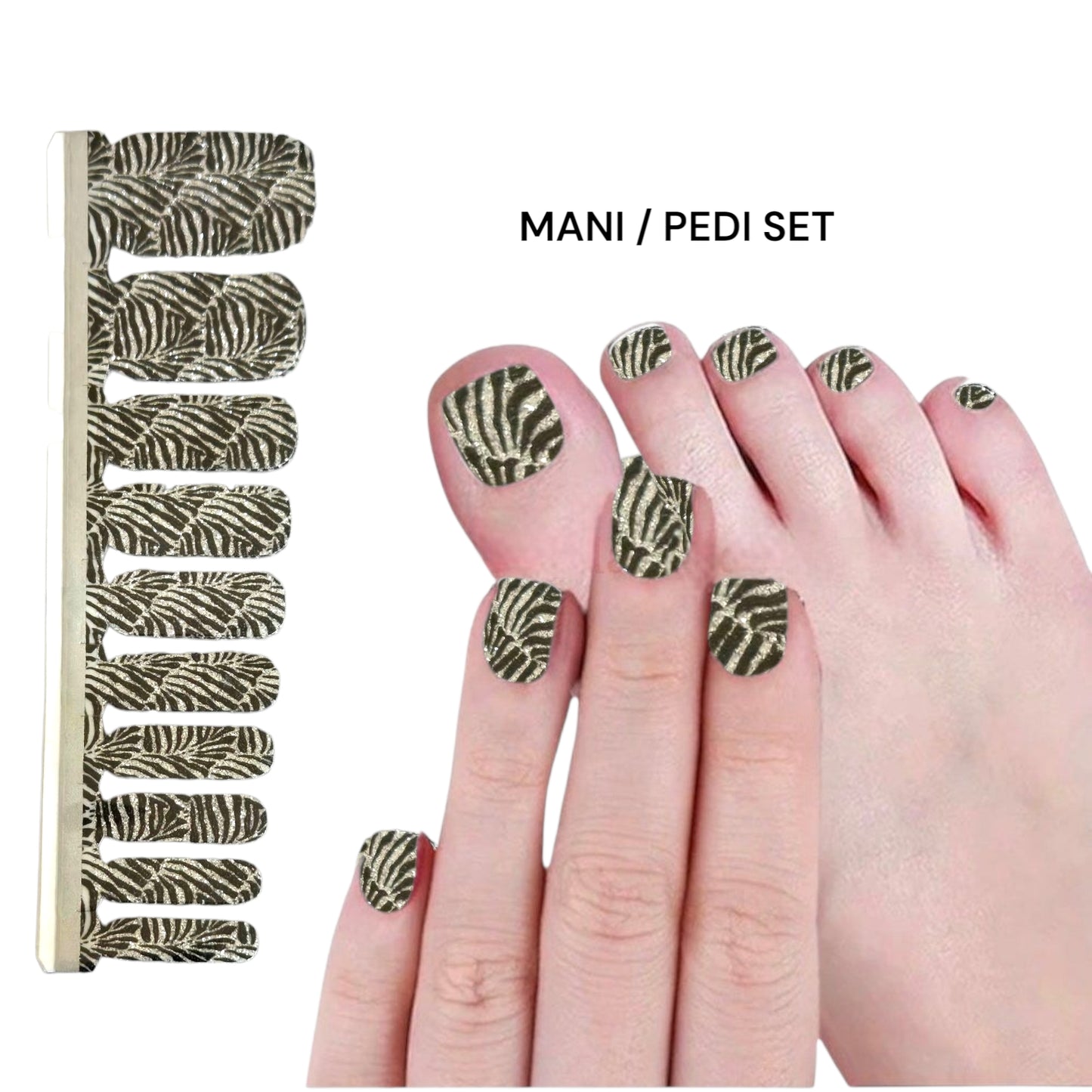 Black Forest | Nail Wraps | Nail Stickers | Nail Strips | Gel Nails | Nail Polish Wraps - Nailfordable