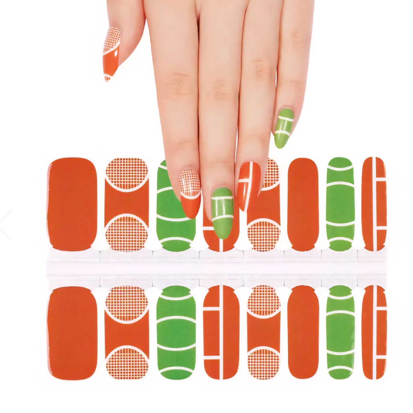 Tennis | Nail Wraps | Nail Stickers | Nail Strips | Gel Nails | Nail Polish Wraps - Nailfordable