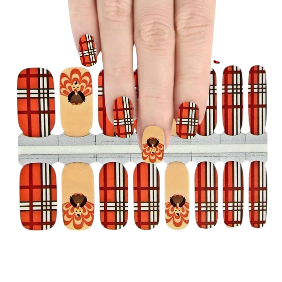 Ready for Thanksgiving | Nail Wraps | Nail Stickers | Nail Strips | Gel Nails | Nail Polish Wraps - Nailfordable