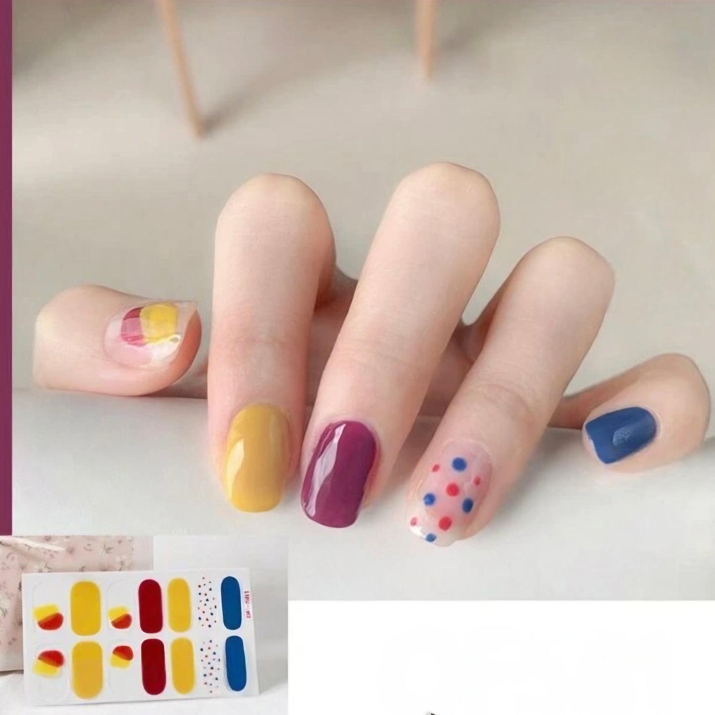 Dots in Art | Nail Wraps | Nail Stickers | Nail Strips | Gel Nails | Nail Polish Wraps - Nailfordable