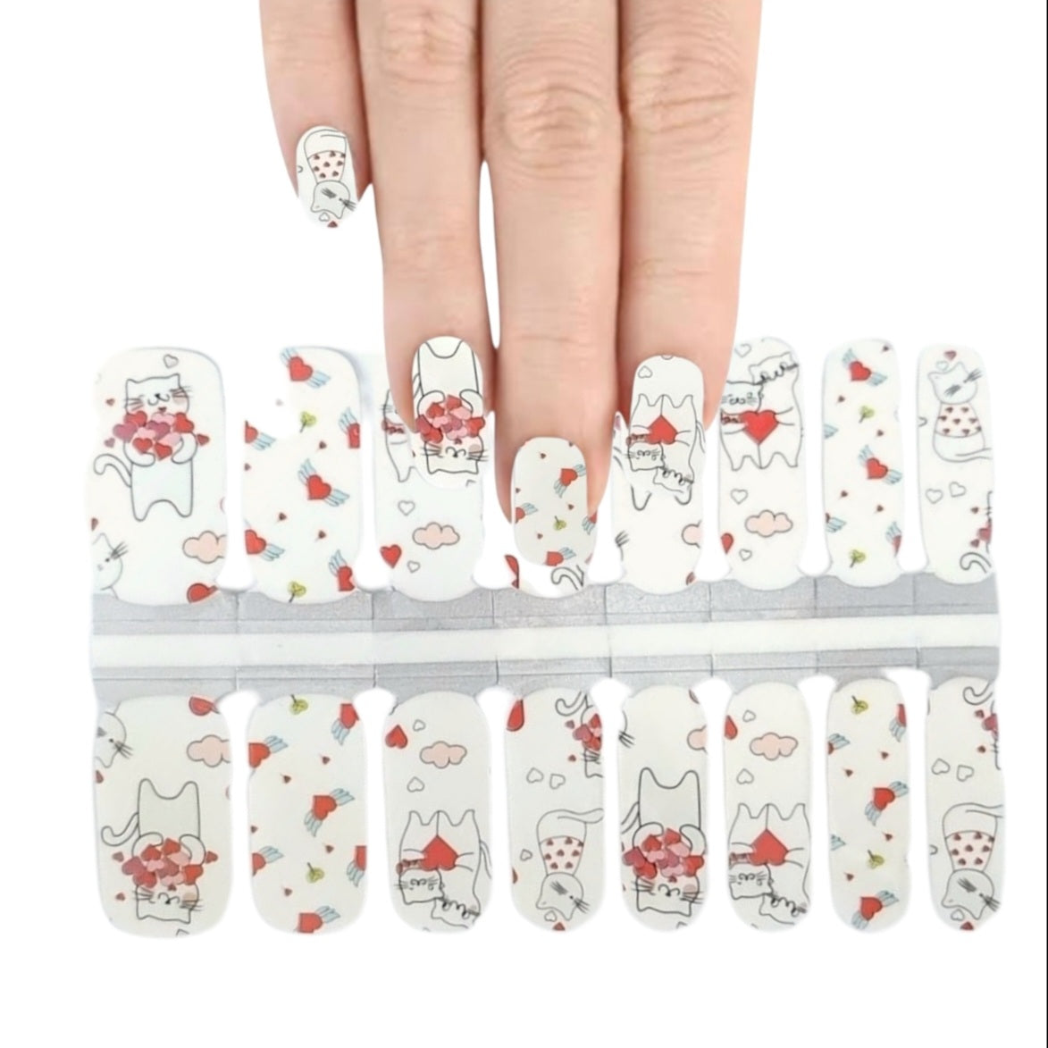 Just in love | Nail Wraps | Nail Stickers | Nail Strips | Gel Nails | Nail Polish Wraps - Nailfordable