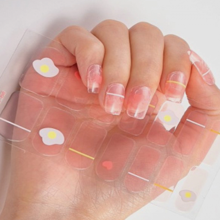 Over easy eggs | Nail Wraps | Nail Stickers | Nail Strips | Gel Nails | Nail Polish Wraps - Nailfordable