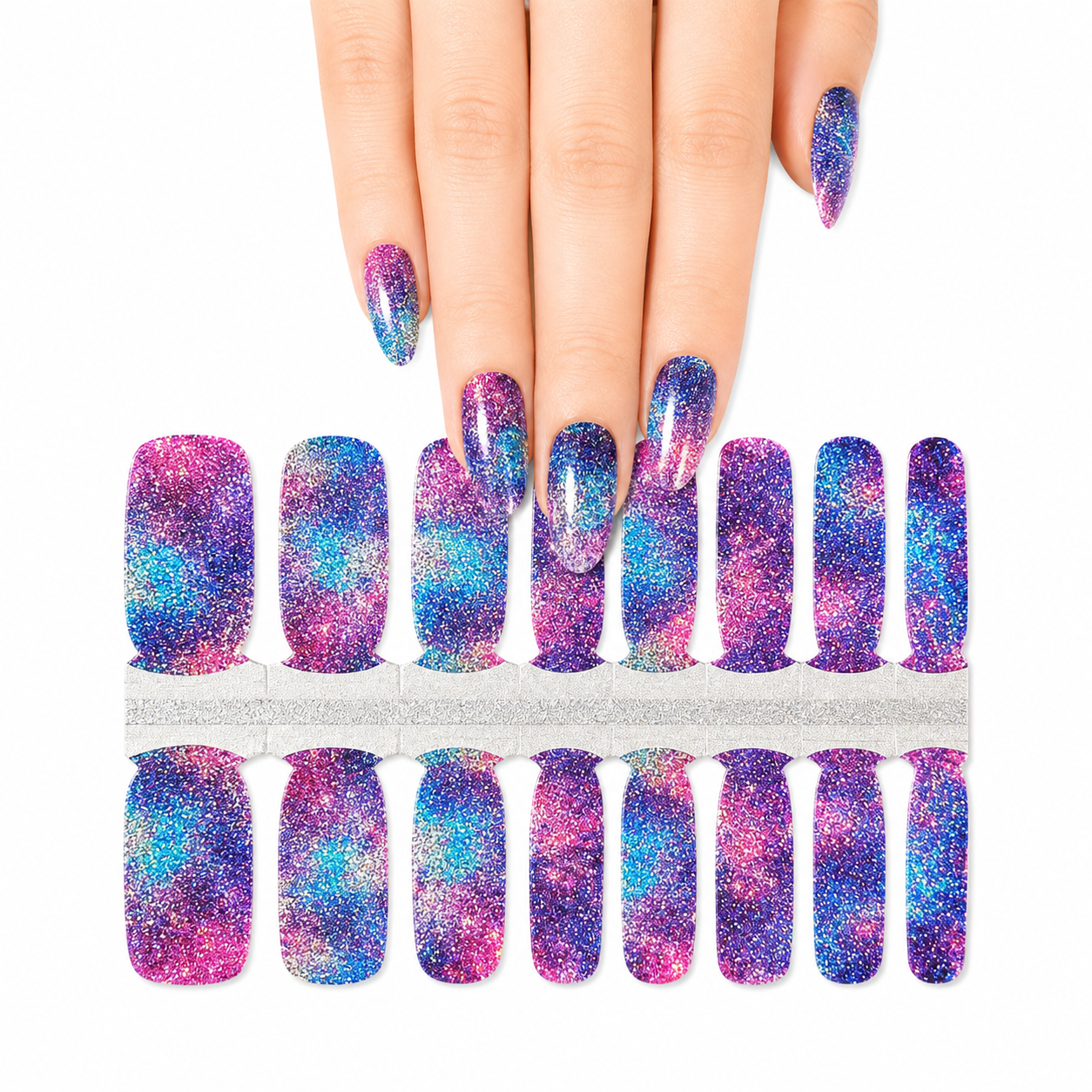 Colorful explosion | Nail Wraps | Nail Stickers | Nail Strips | Gel Nails | Nail Polish Wraps - Nailfordable