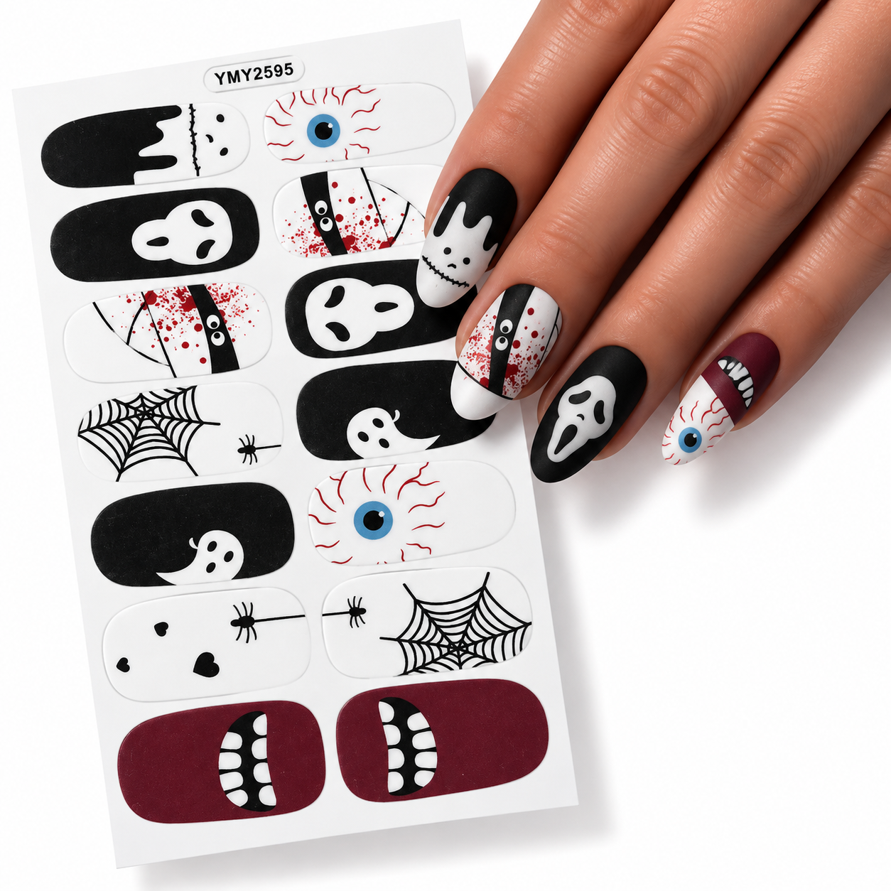 Spooky season | Nail Wraps | Nail Stickers | Nail Strips | Gel Nails | Nail Polish Wraps - Nailfordable