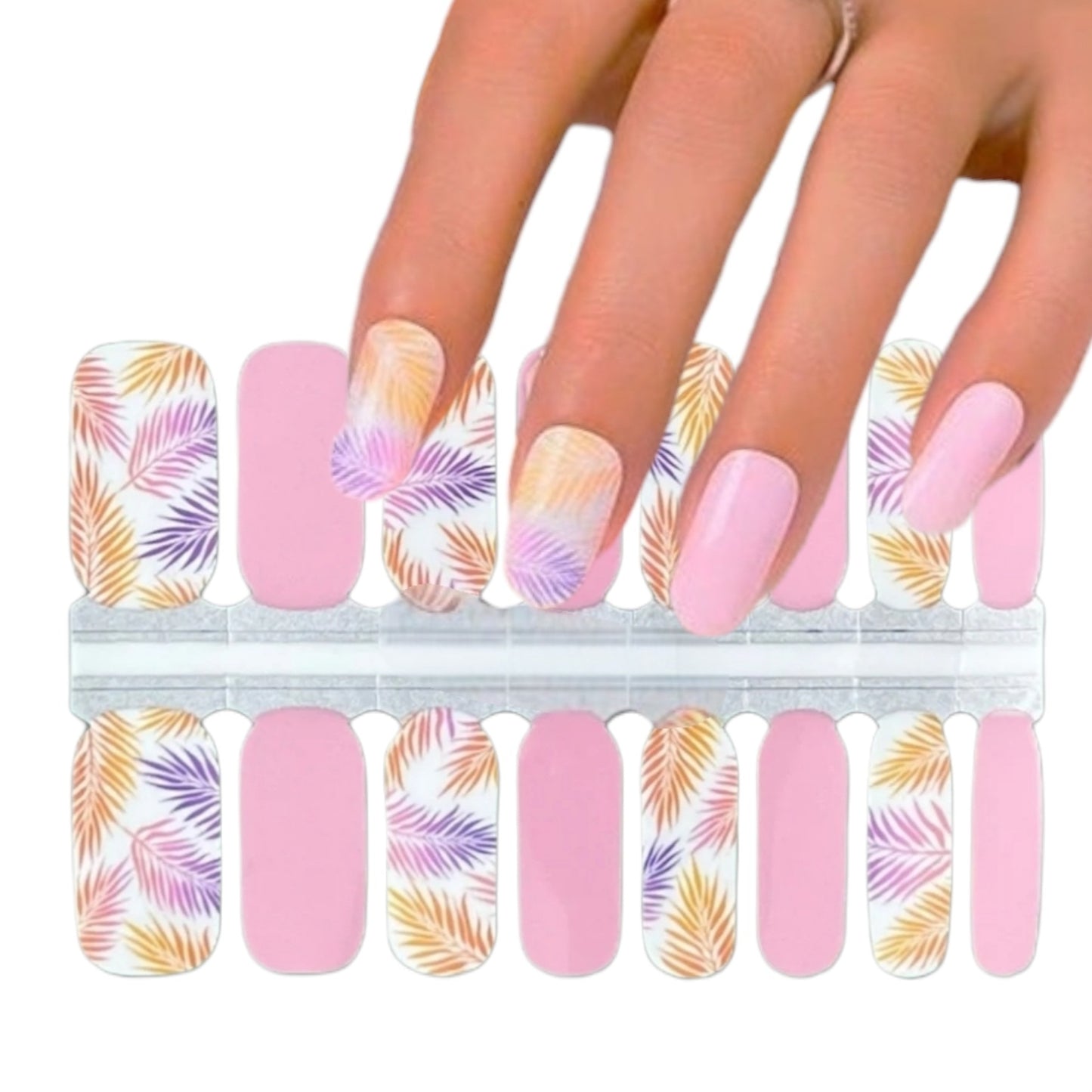 Beach Vacay | Nail Wraps | Nail Stickers | Nail Strips | Gel Nails | Nail Polish Wraps - Nailfordable