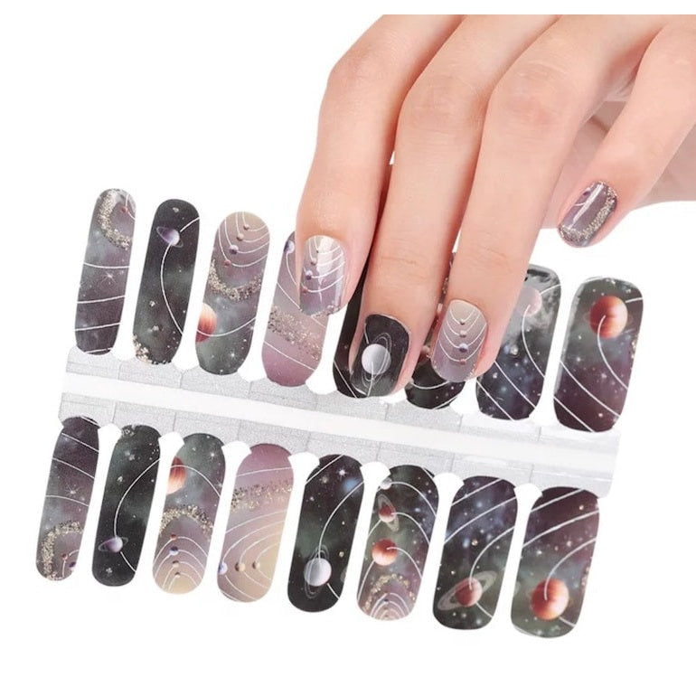 Solar system | Nail Wraps | Nail Stickers | Nail Strips | Gel Nails | Nail Polish Wraps - Nailfordable