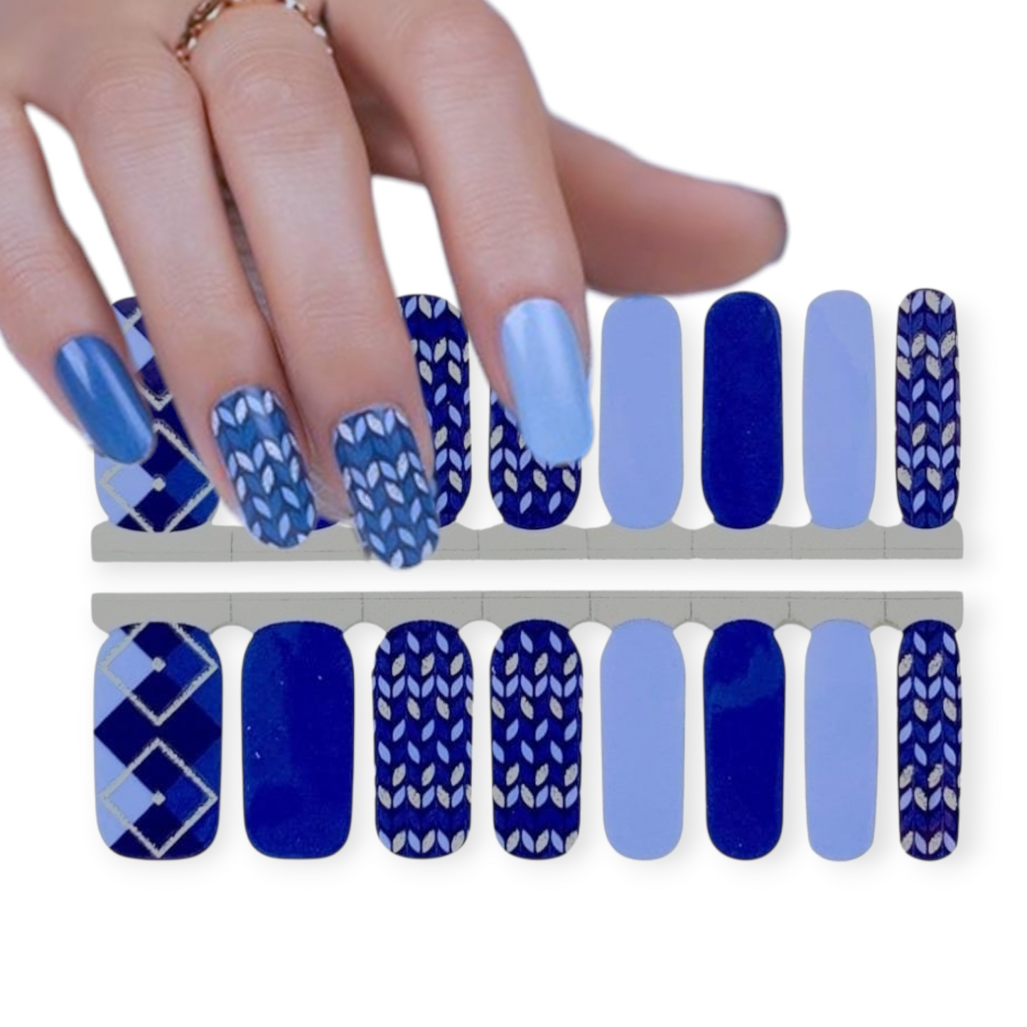 Casual Sweater | Nail Wraps | Nail Stickers | Nail Strips | Gel Nails | Nail Polish Wraps - Nailfordable