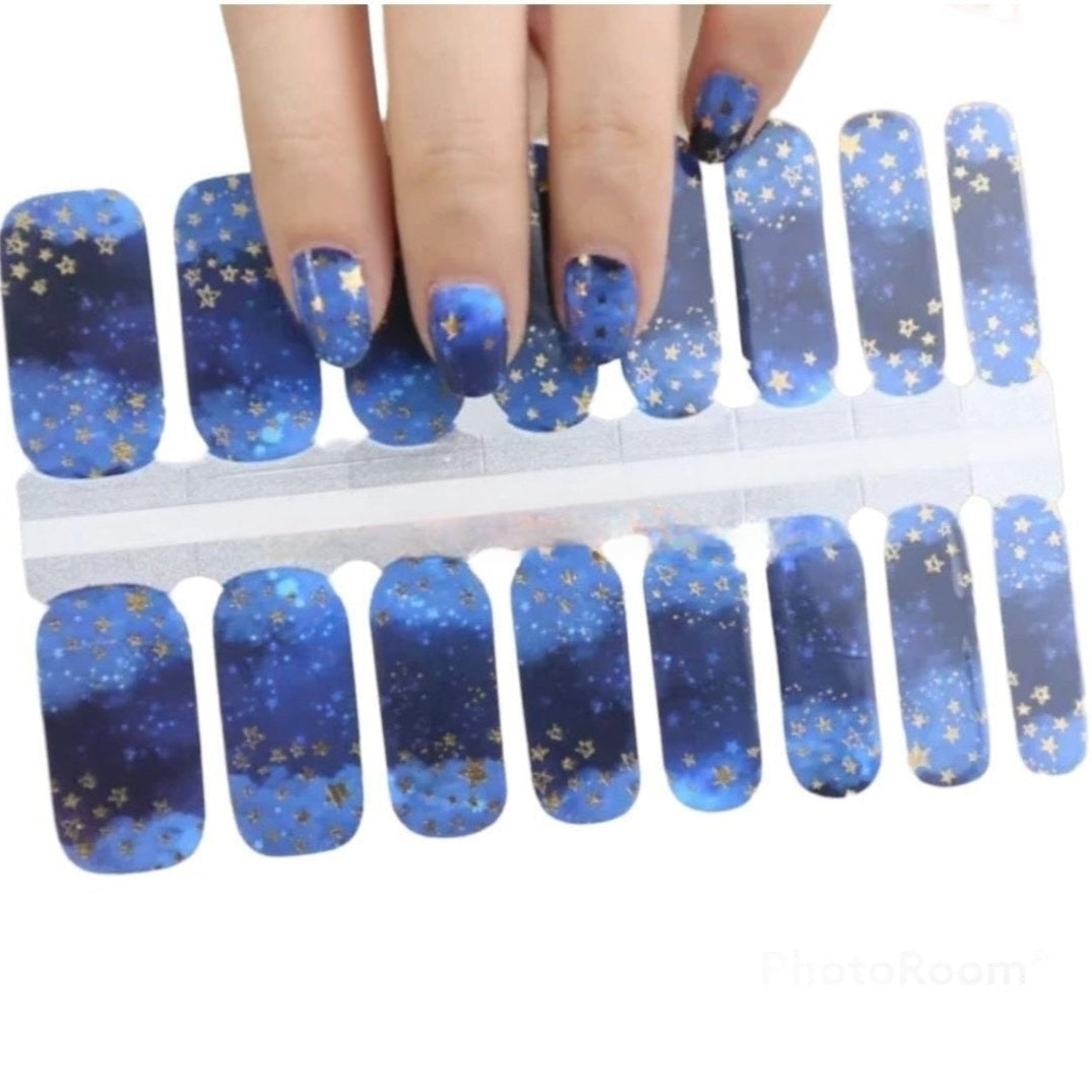Twinkles | Nail Wraps | Nail Stickers | Nail Strips | Gel Nails | Nail Polish Wraps - Nailfordable