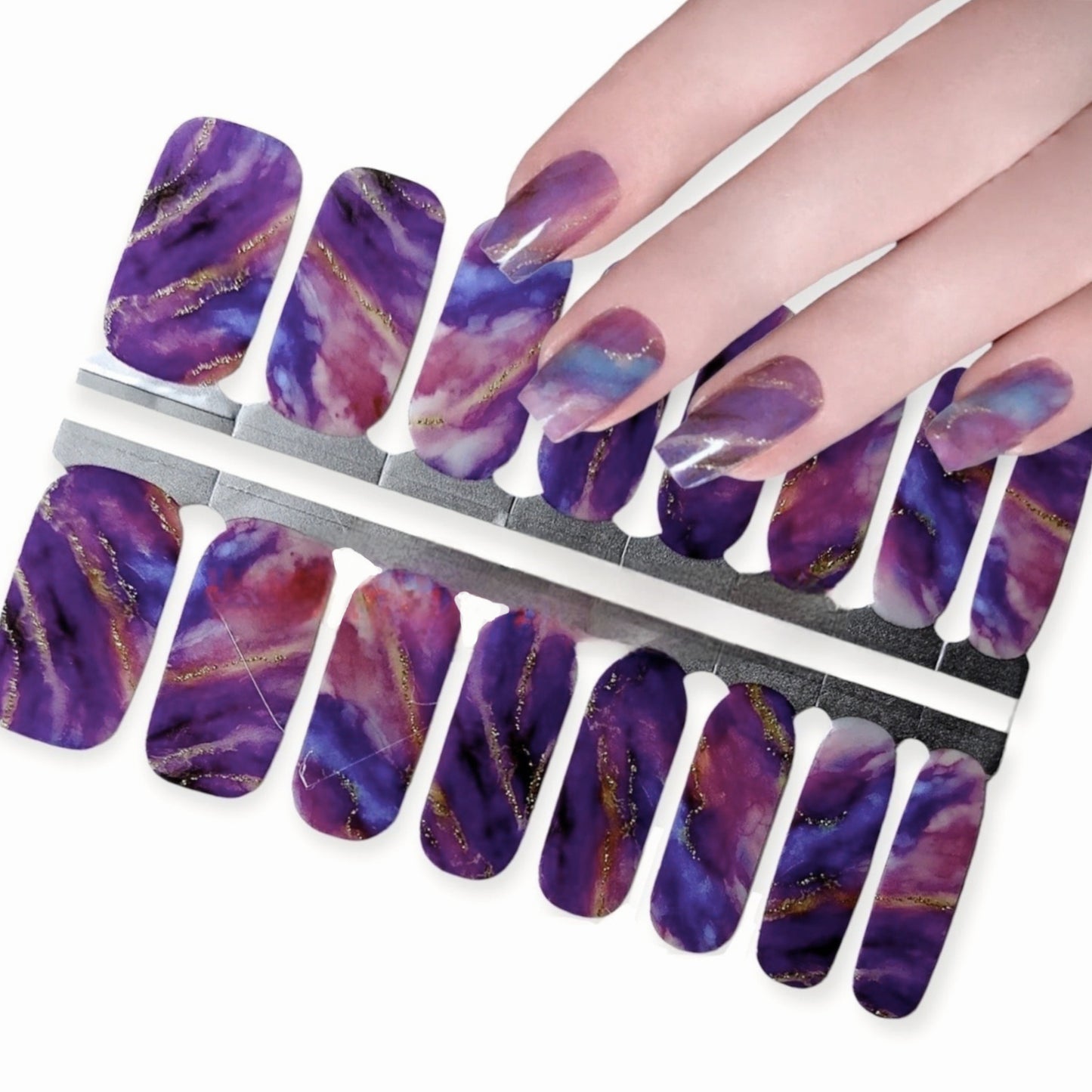 Elegant Marble | Nail Wraps | Nail Stickers | Nail Strips | Gel Nails | Nail Polish Wraps - Nailfordable