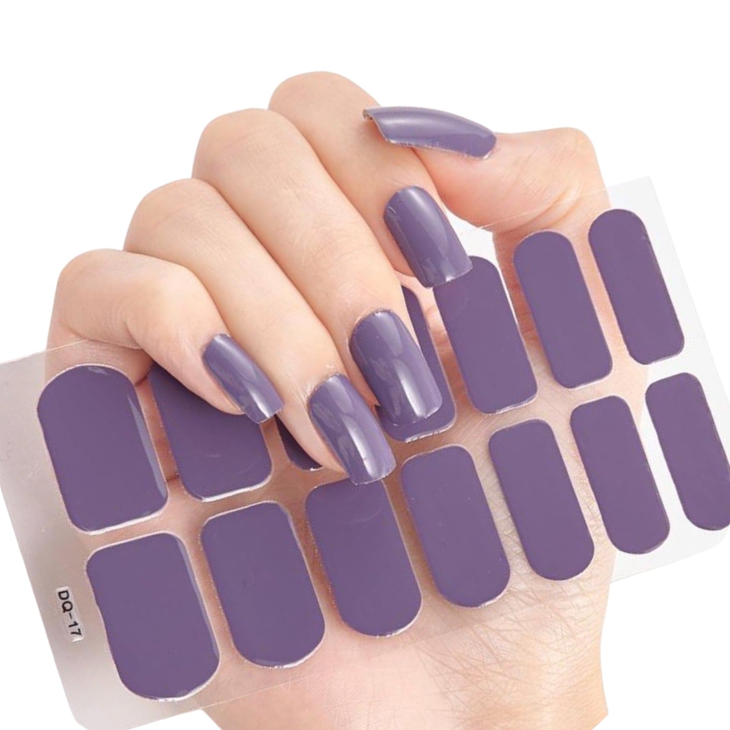 Purple | Nail Wraps | Nail Stickers | Nail Strips | Gel Nails | Nail Polish Wraps - Nailfordable