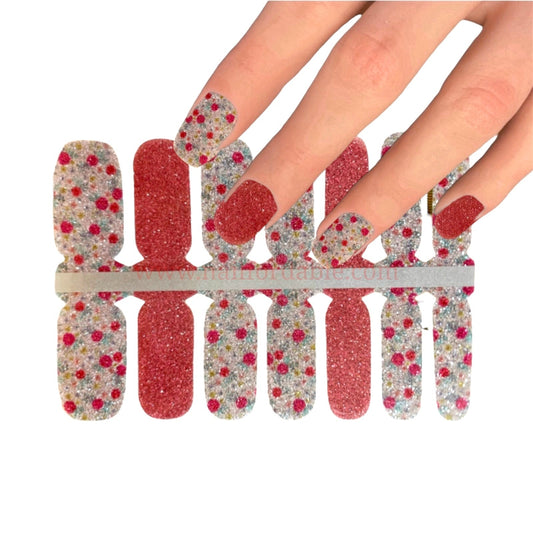 Cherries Nail Wraps | Semi Cured Gel Wraps | Gel Nail Wraps |Nail Polish | Nail Stickers