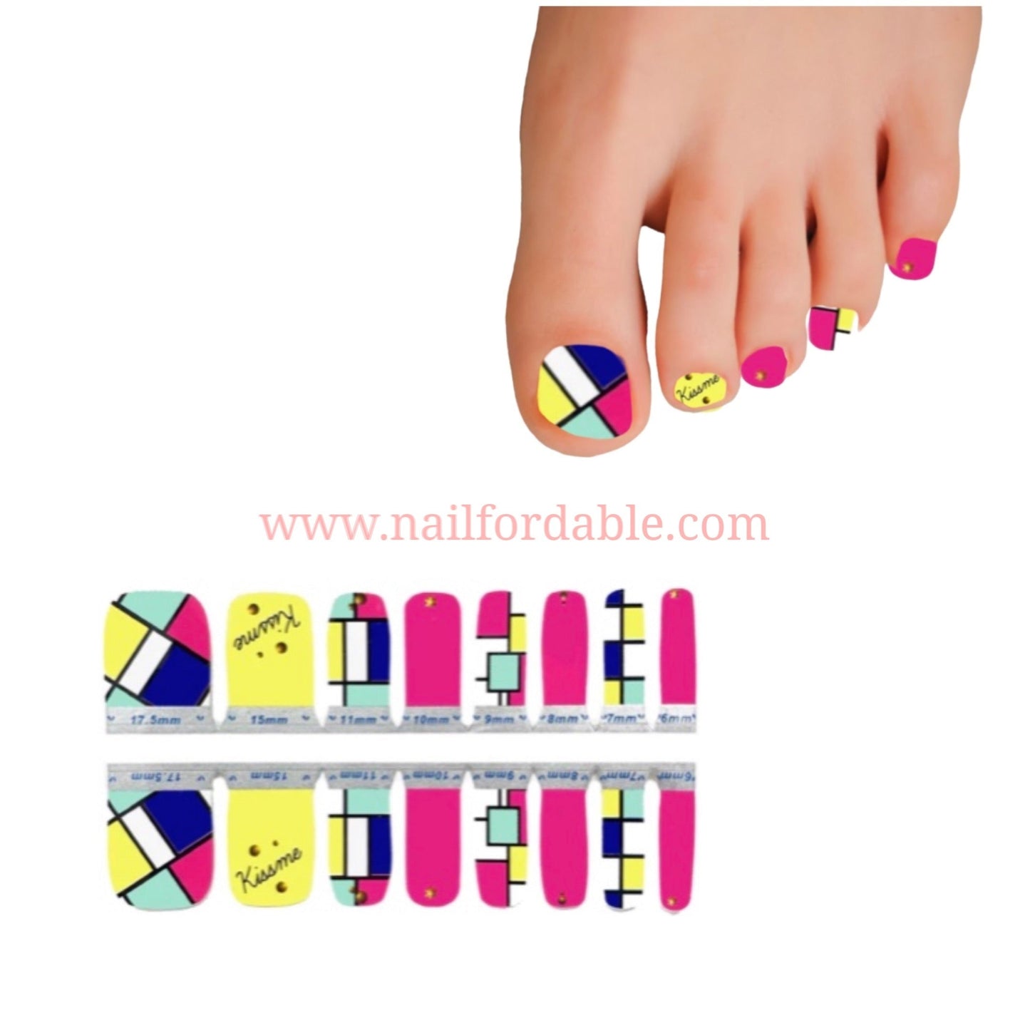 Kiss me Nail Wraps | Semi Cured Gel Wraps | Gel Nail Wraps |Nail Polish | Nail Stickers